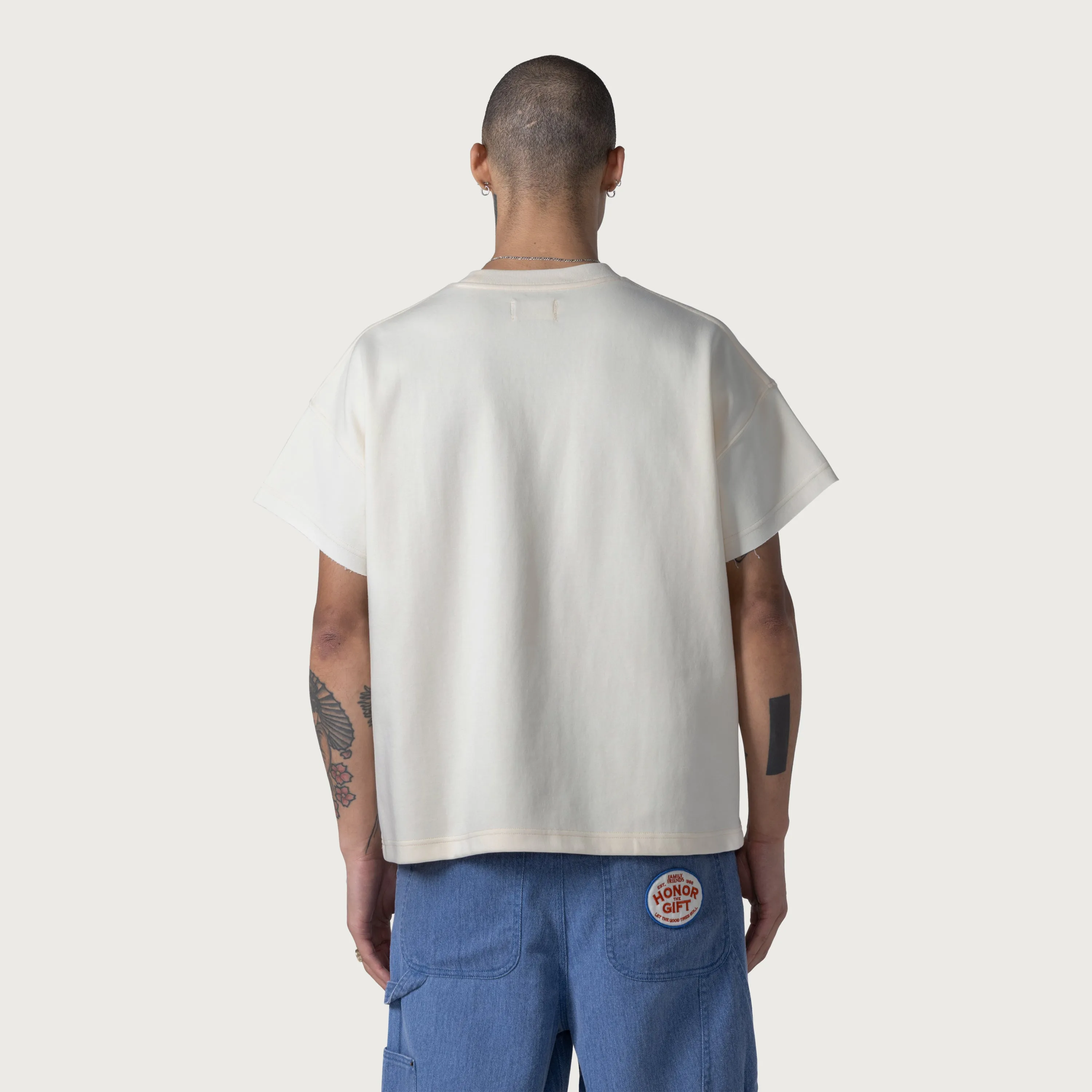 Pendant Box T-Shirt - Bone sold by Honor the Gift product image thumbnail 3