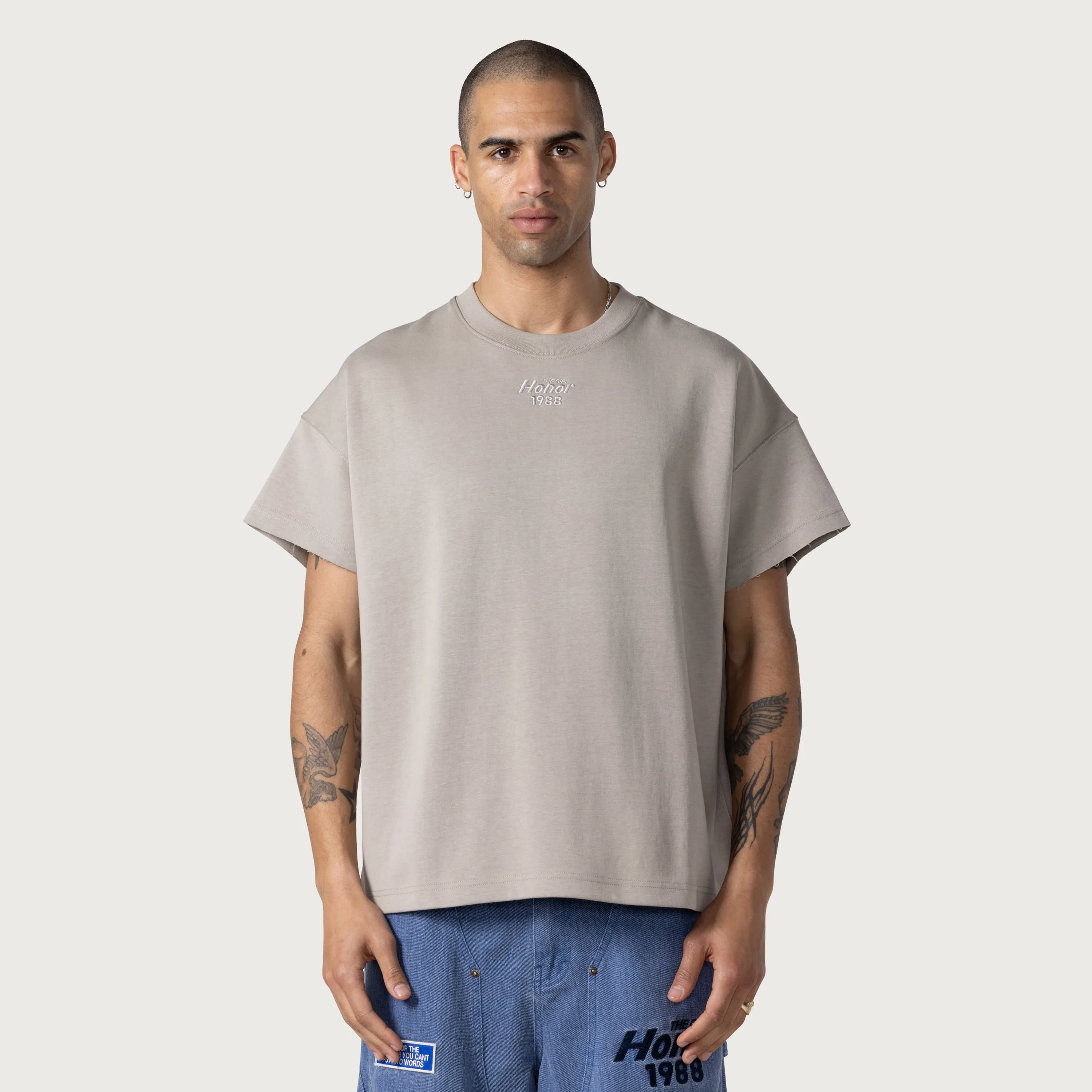 Pendant Box T-Shirt - Stone sold by Honor the Gift product image thumbnail 2