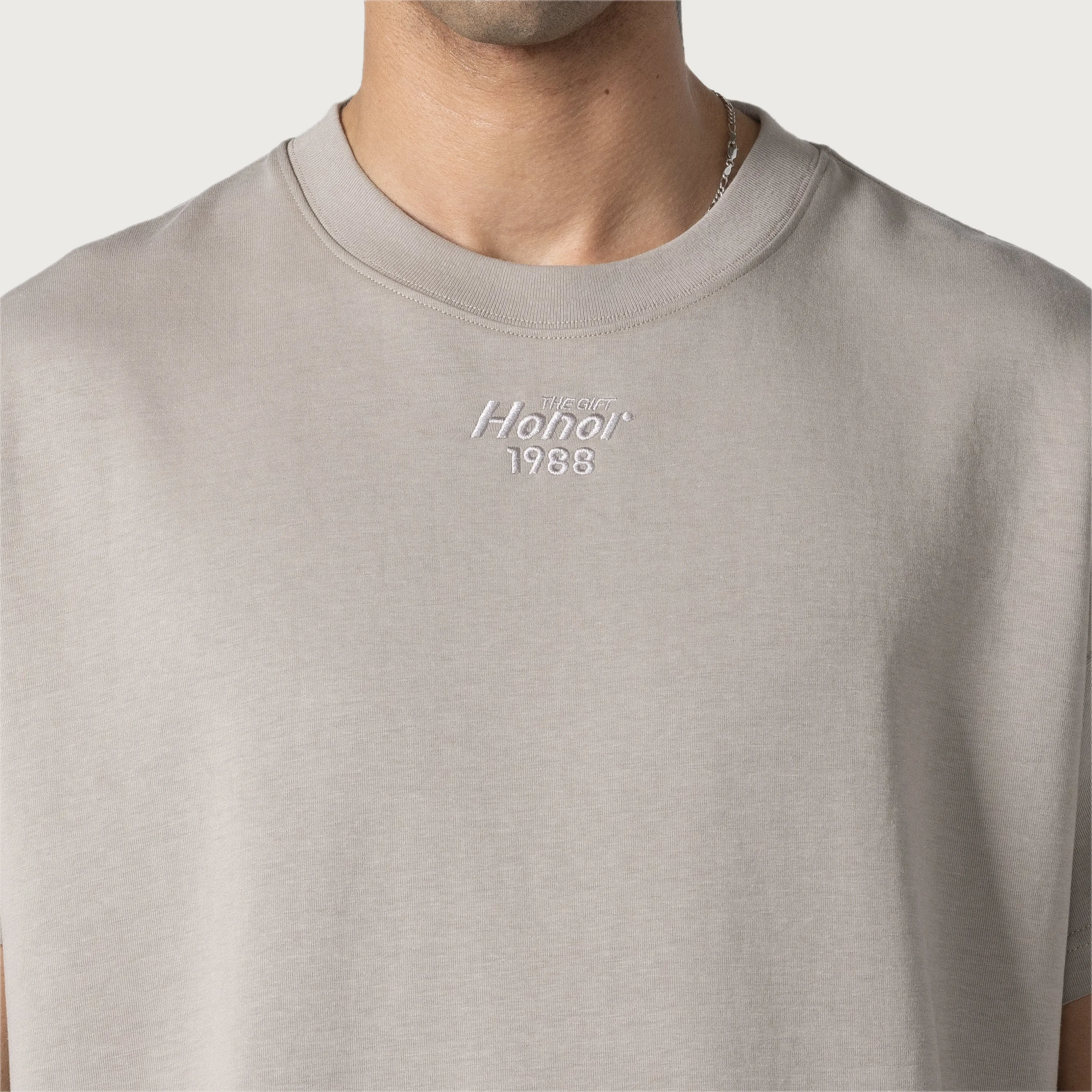 Pendant Box T-Shirt - Stone sold by Honor the Gift product image thumbnail 4