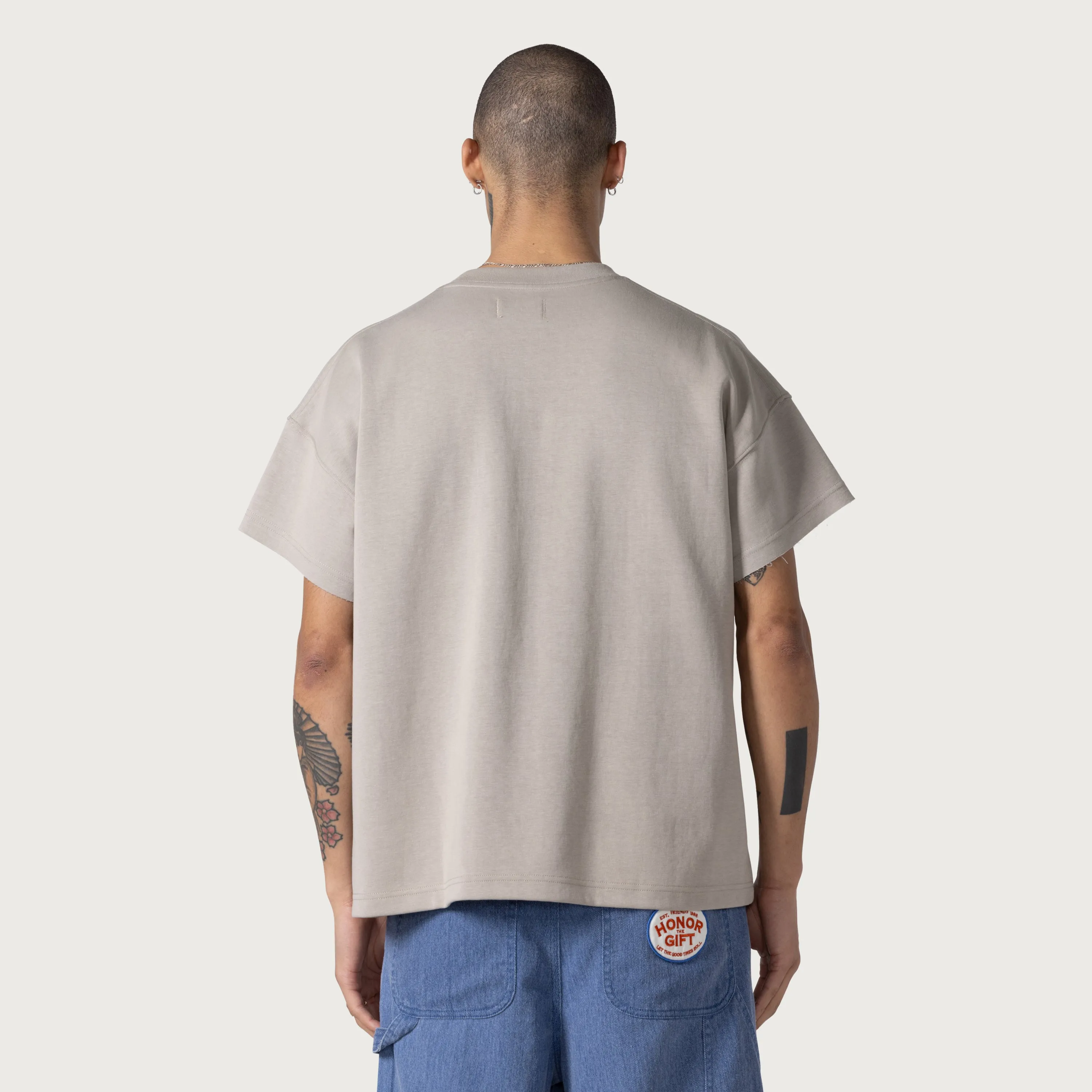 Pendant Box T-Shirt - Stone sold by Honor the Gift product image thumbnail 3