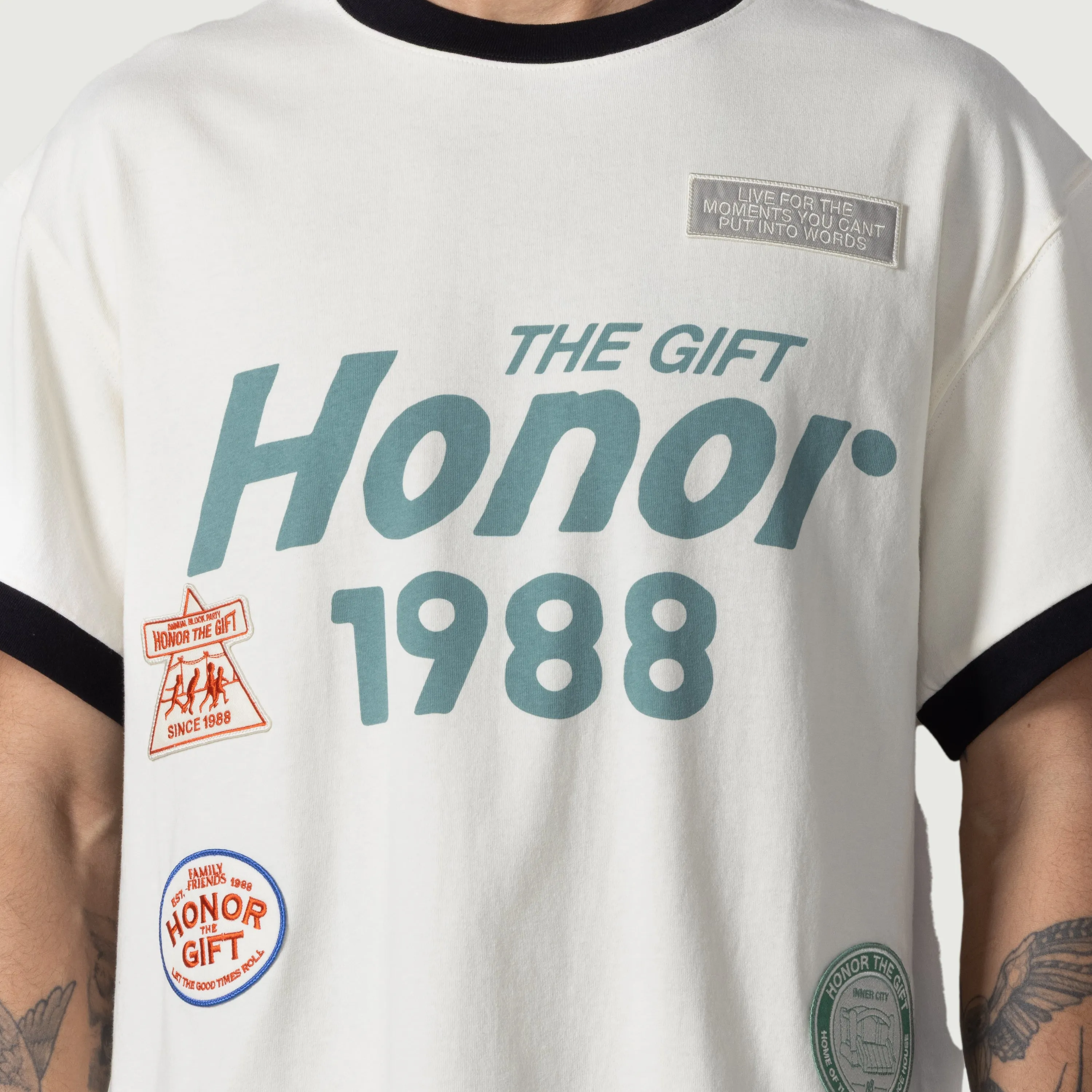 Multi Box T-Shirt - White sold by Honor the Gift product image thumbnail 4