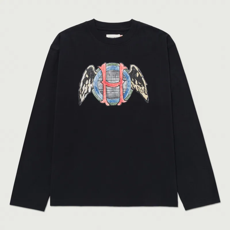 Honor Wings LS- Black sold by Honor the Gift