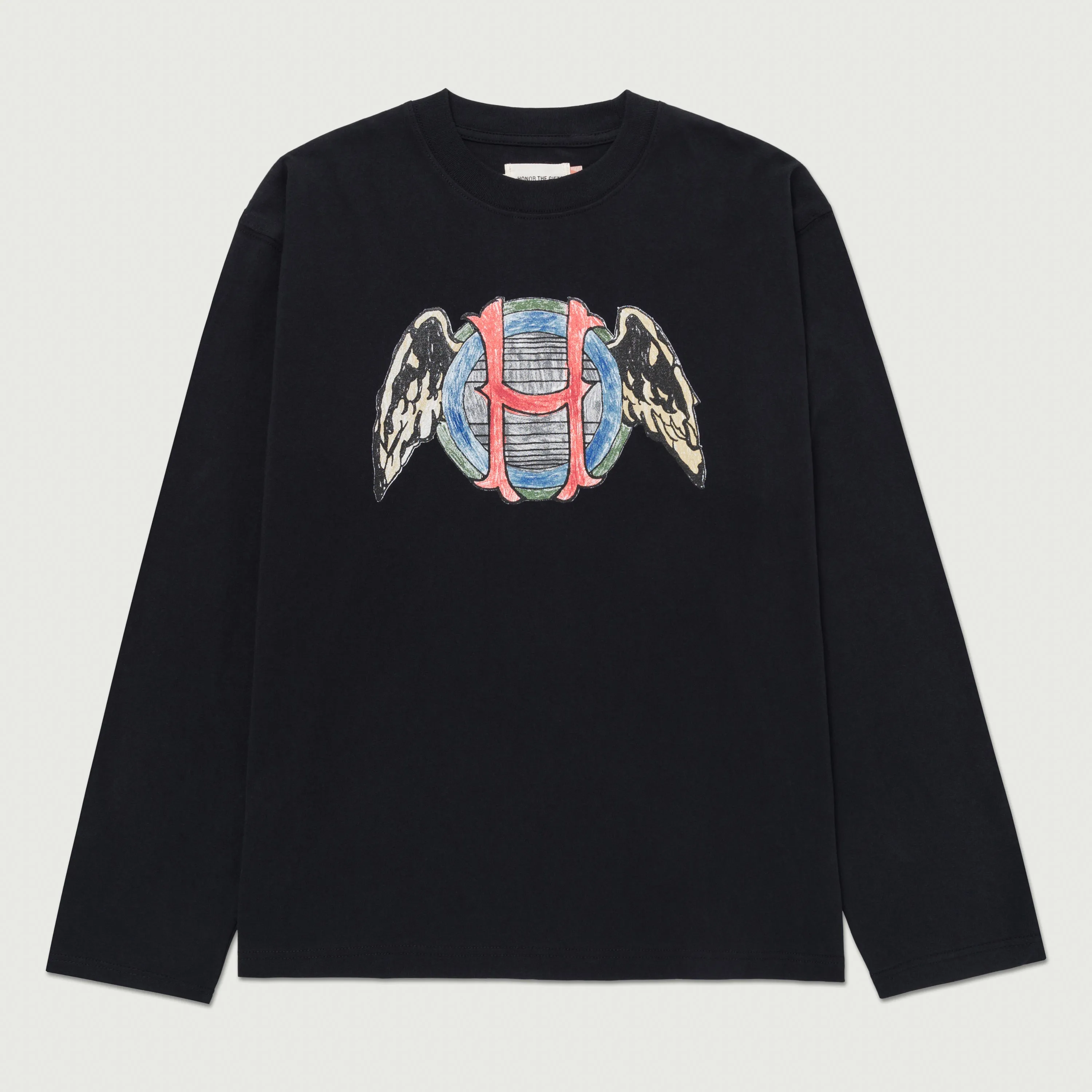 Honor Wings LS- Black sold by Honor the Gift