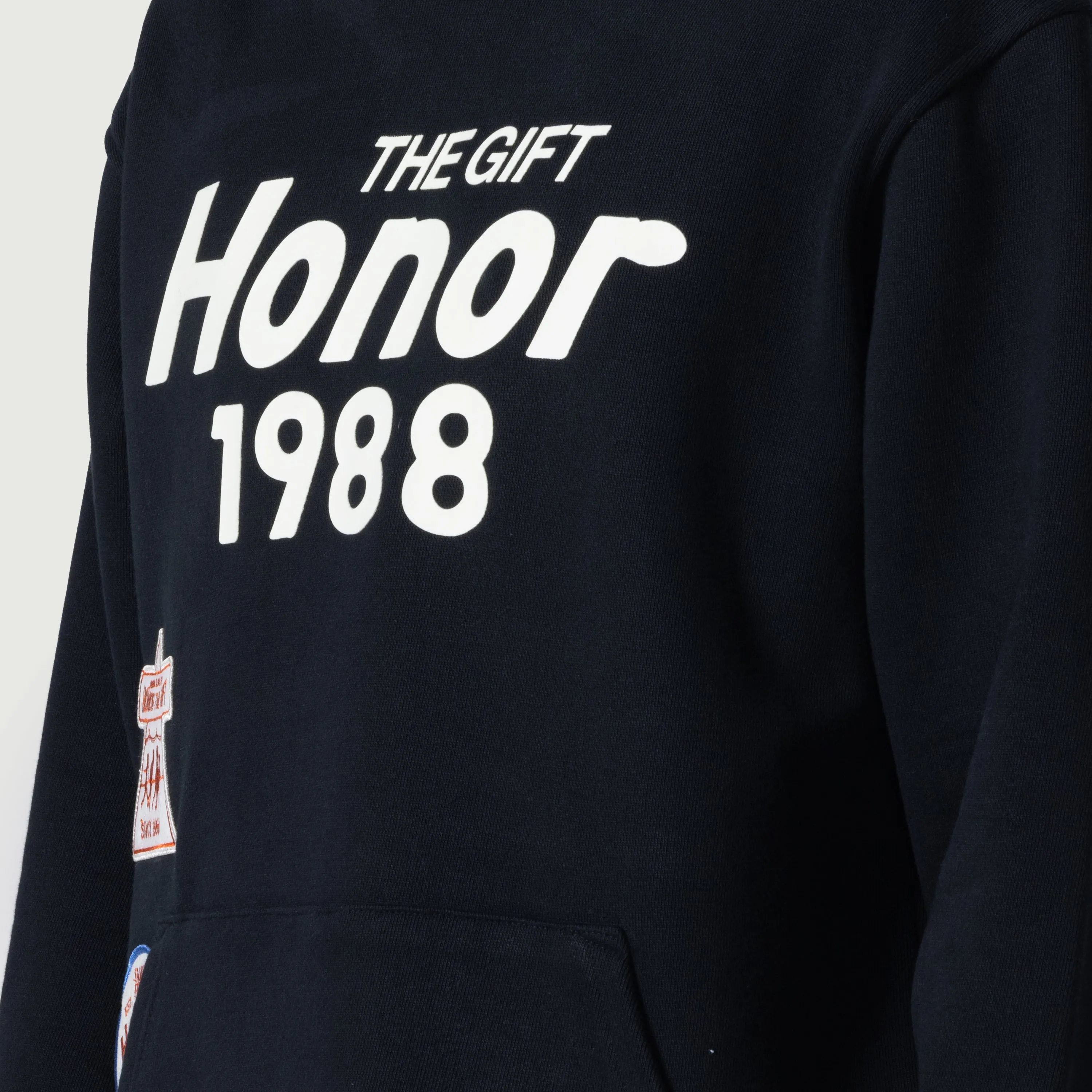 Patchwork Party Hoodie - Black sold by Honor the Gift product image thumbnail 4
