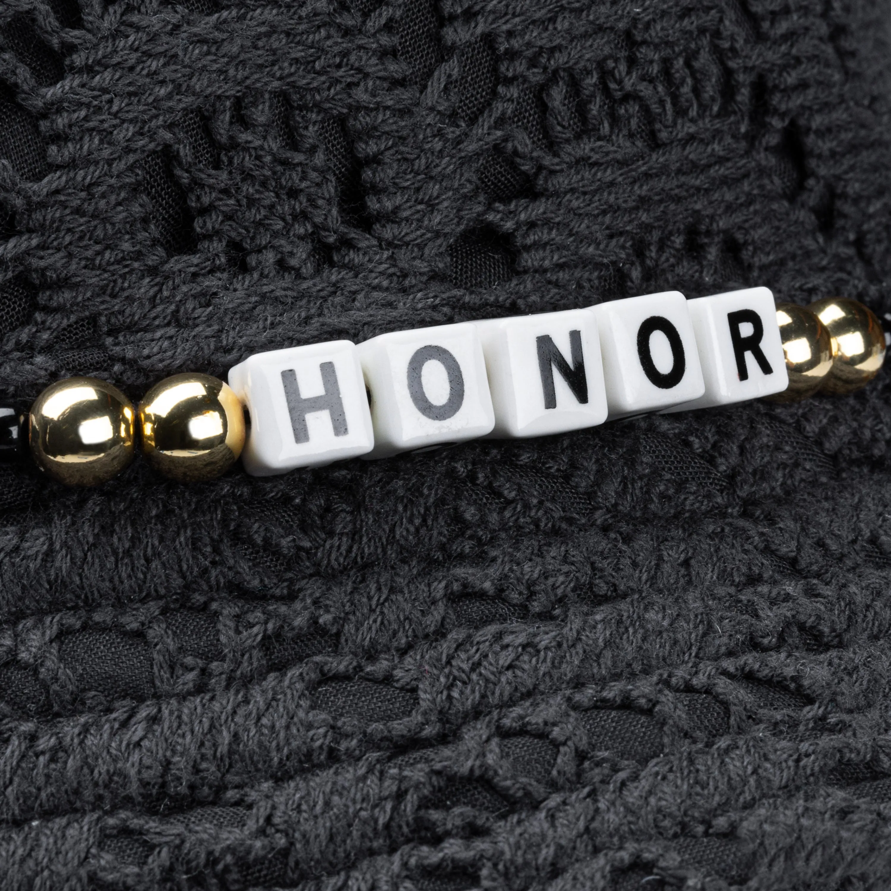 Friendship Crochet Bucket Hat - Black sold by Honor the Gift product image thumbnail 3