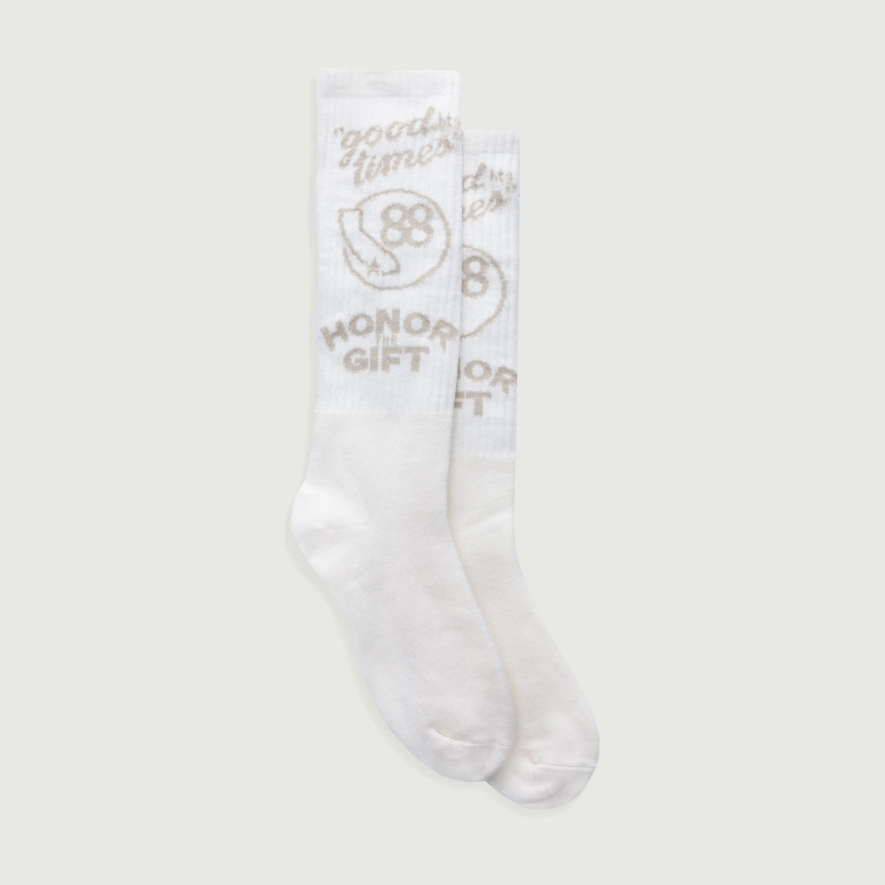 Good Times Crew Socks - Bone sold by Honor the Gift