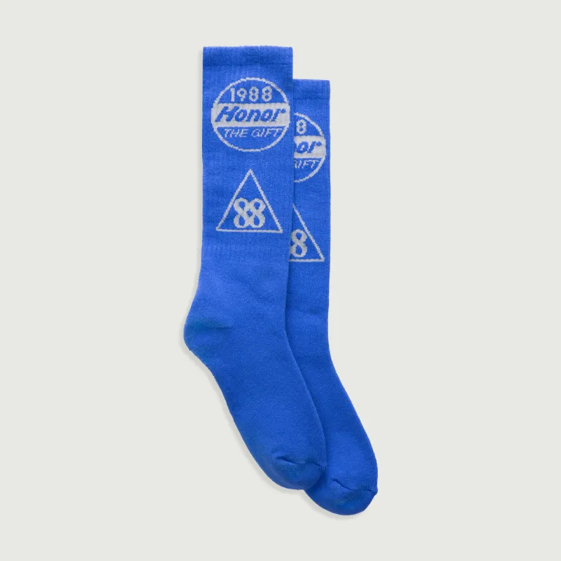 Live Patchwork Sock - Blue sold by Honor the Gift