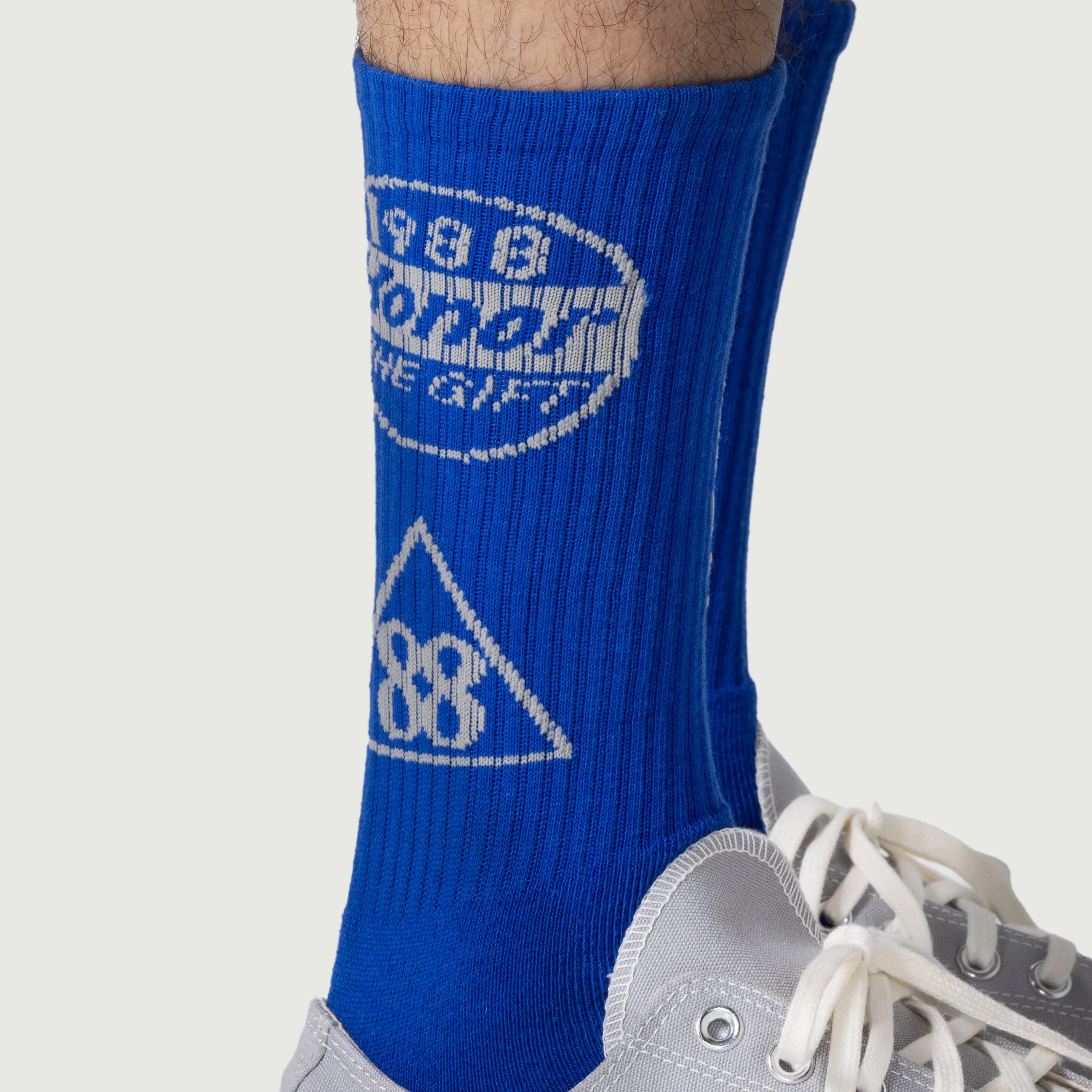 Live Patchwork Sock - Blue sold by Honor the Gift product image thumbnail 2
