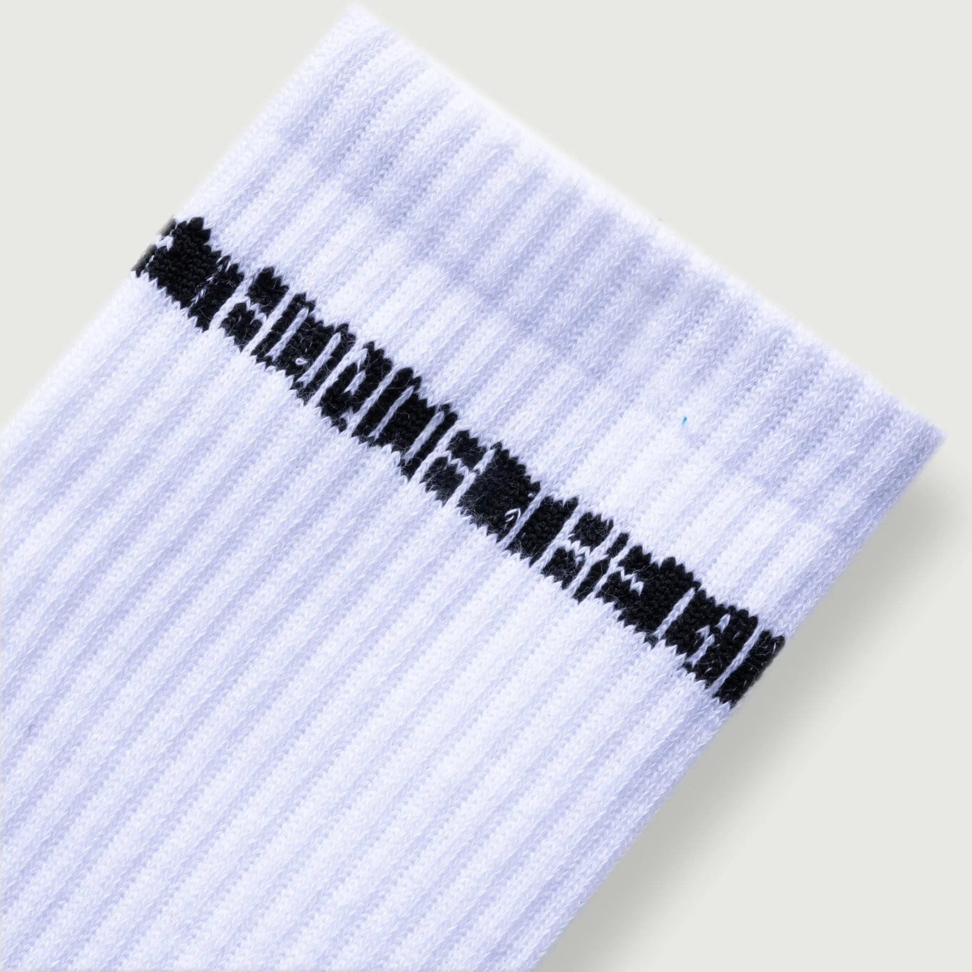 Logo Stripe Sock - White sold by Honor the Gift product image thumbnail 3