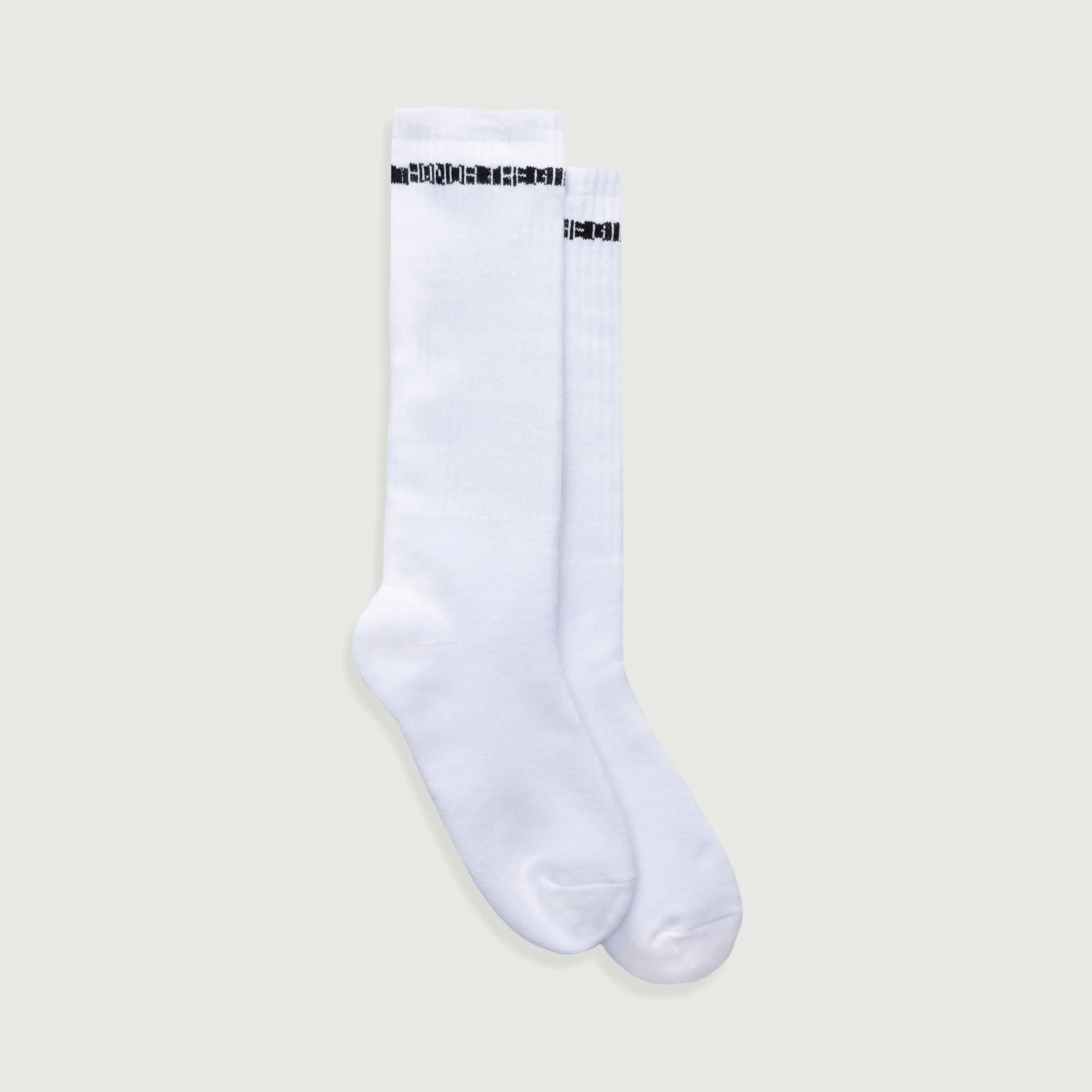 Logo Stripe Sock - White sold by Honor the Gift