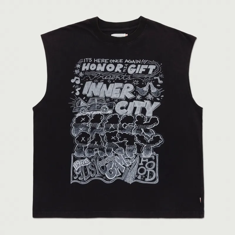 Block Party Cut-Off - Black made by Honor the Gift