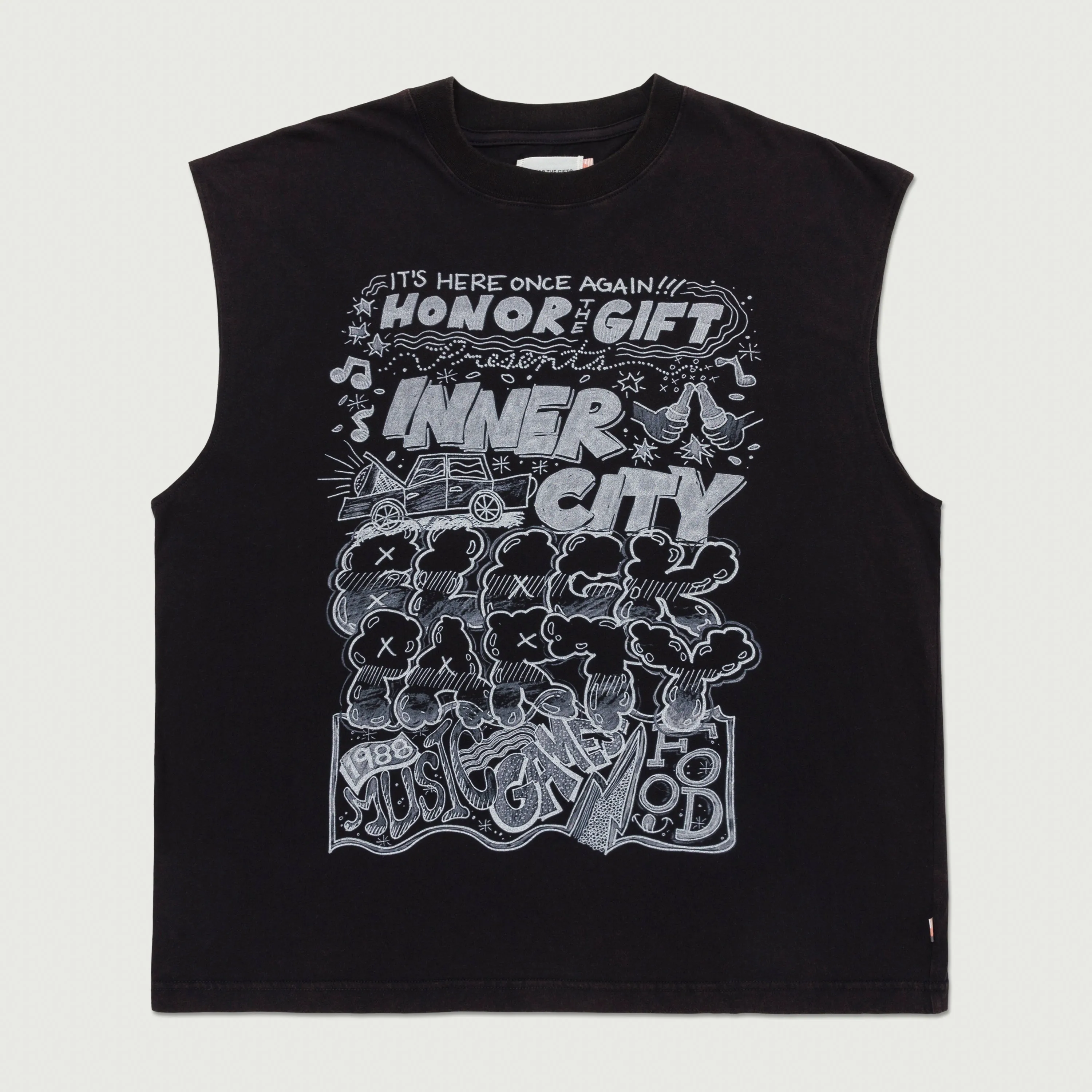 Block Party Cut-Off - Black sold by Honor the Gift