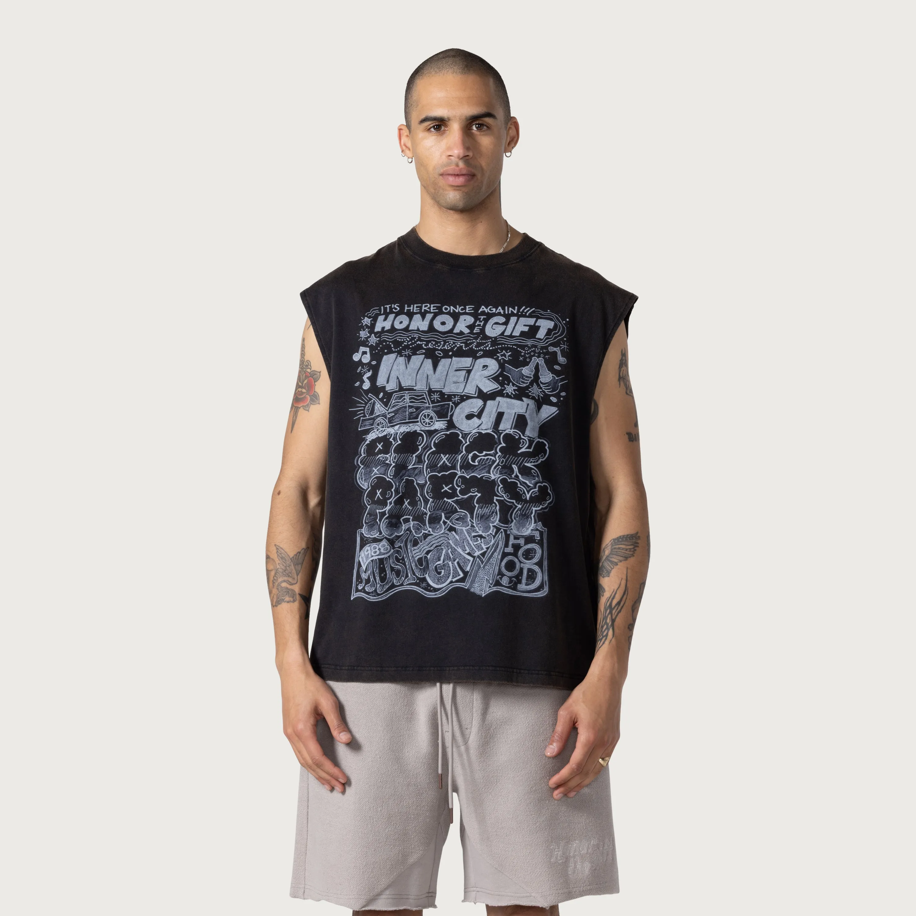 Block Party Cut-Off - Black sold by Honor the Gift product image thumbnail 2