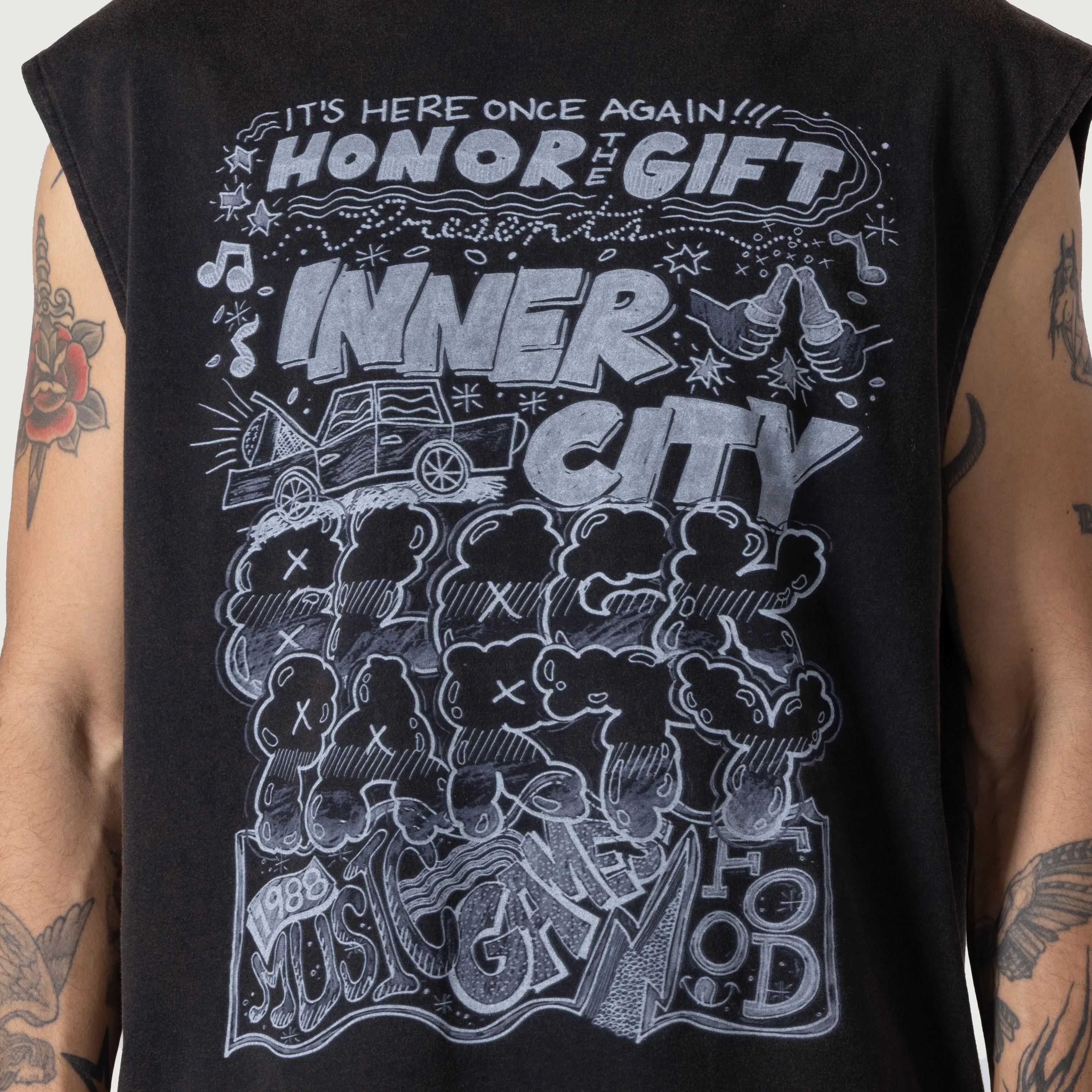 Block Party Cut-Off - Black sold by Honor the Gift product image thumbnail 3