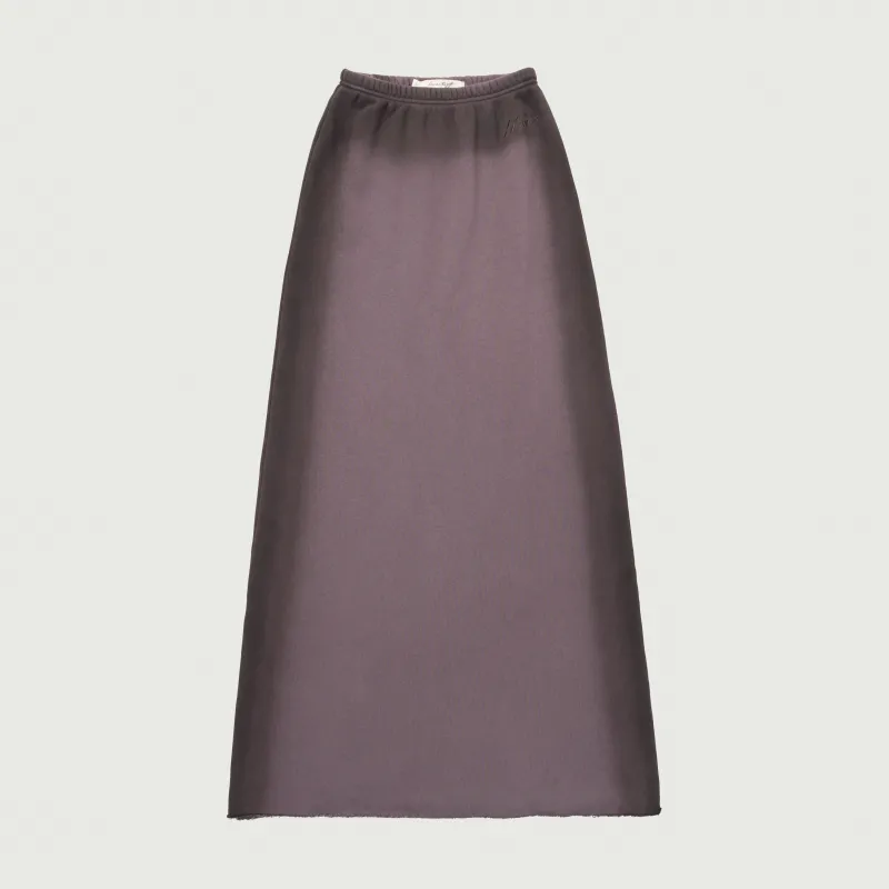 Spray Fleece Maxi Skirt - Black sold by Honor the Gift