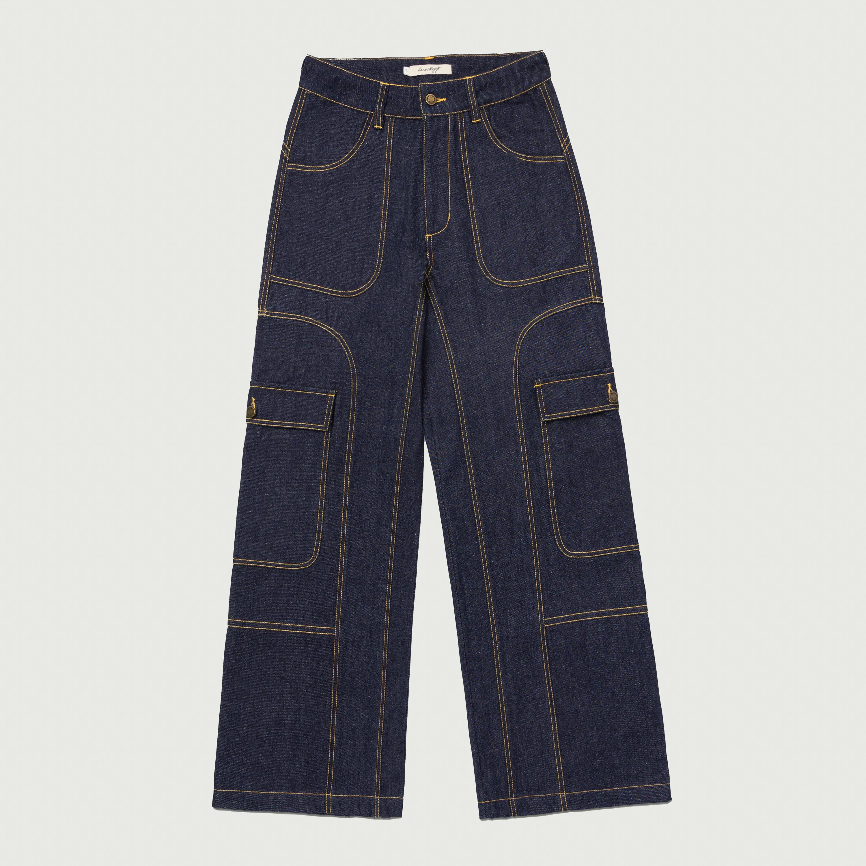 Wide Leg Carpenter - Indigo sold by Honor the Gift