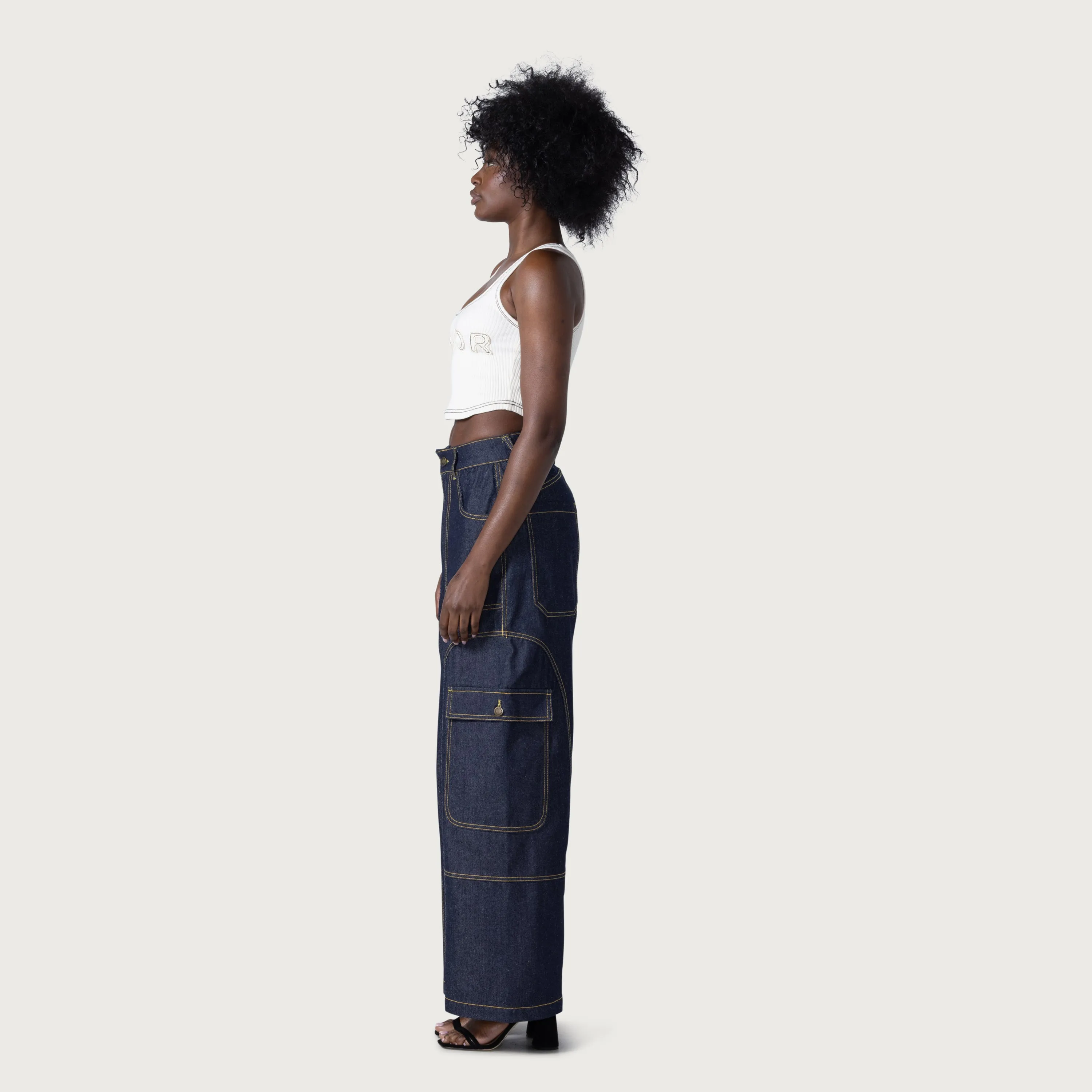 Wide Leg Carpenter - Indigo sold by Honor the Gift product image thumbnail 3