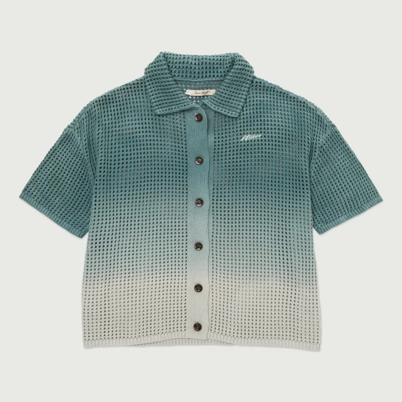 Crochet Ombre Shirt - Green sold by Honor the Gift