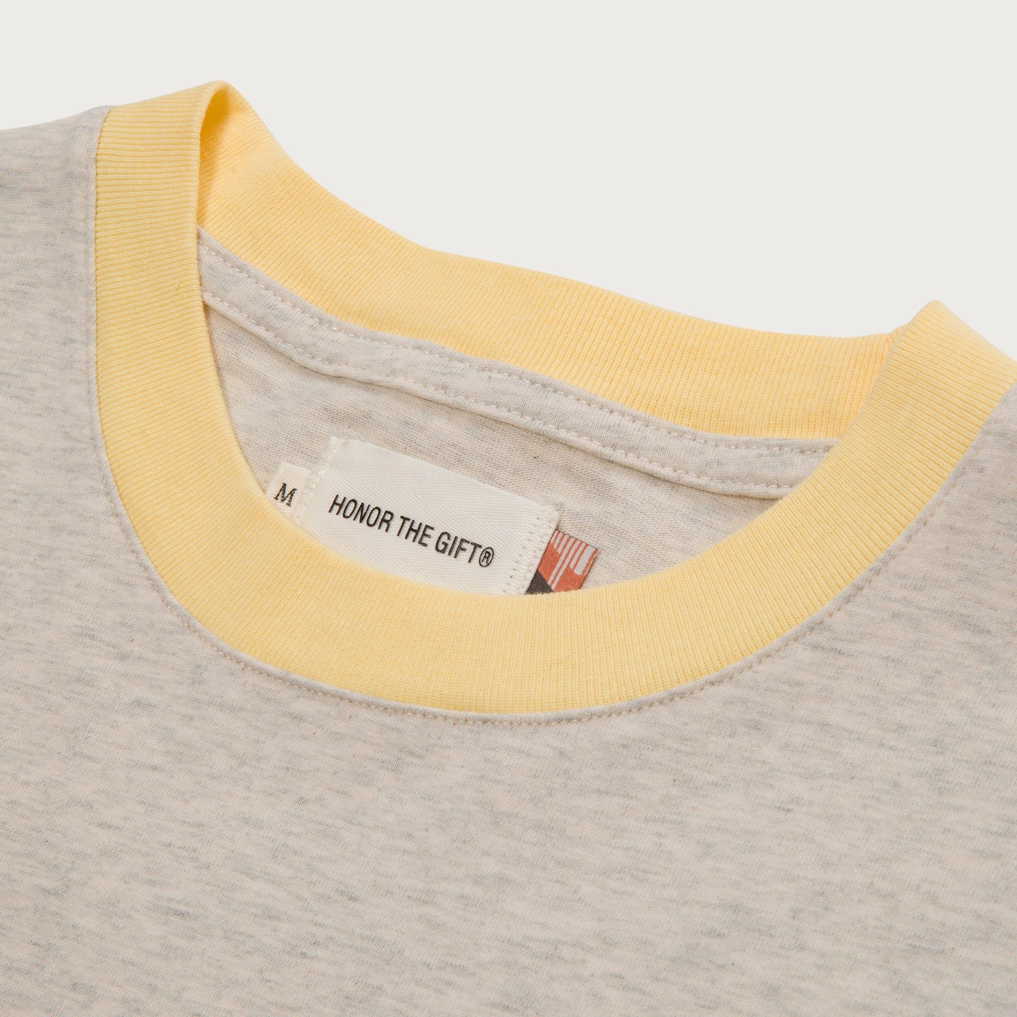 Neighborhood Pocket T-Shirt - Oatmeal sold by Honor the Gift product image thumbnail 3