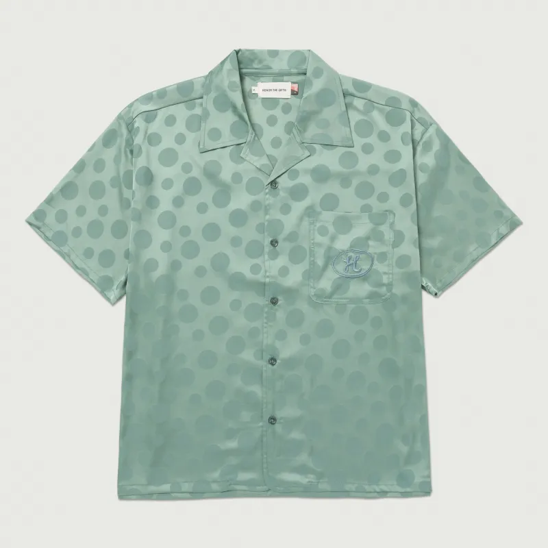 Polka Dot Camp Shirt - Green sold by Honor the Gift