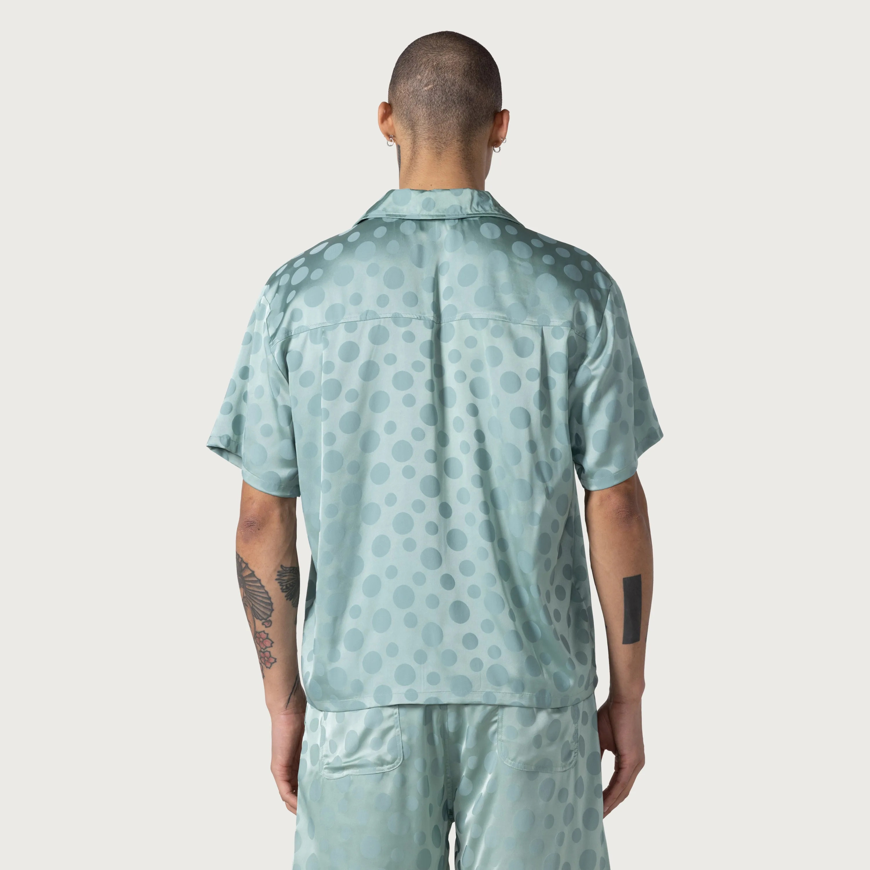 Polka Dot Camp Shirt - Green sold by Honor the Gift product image thumbnail 4