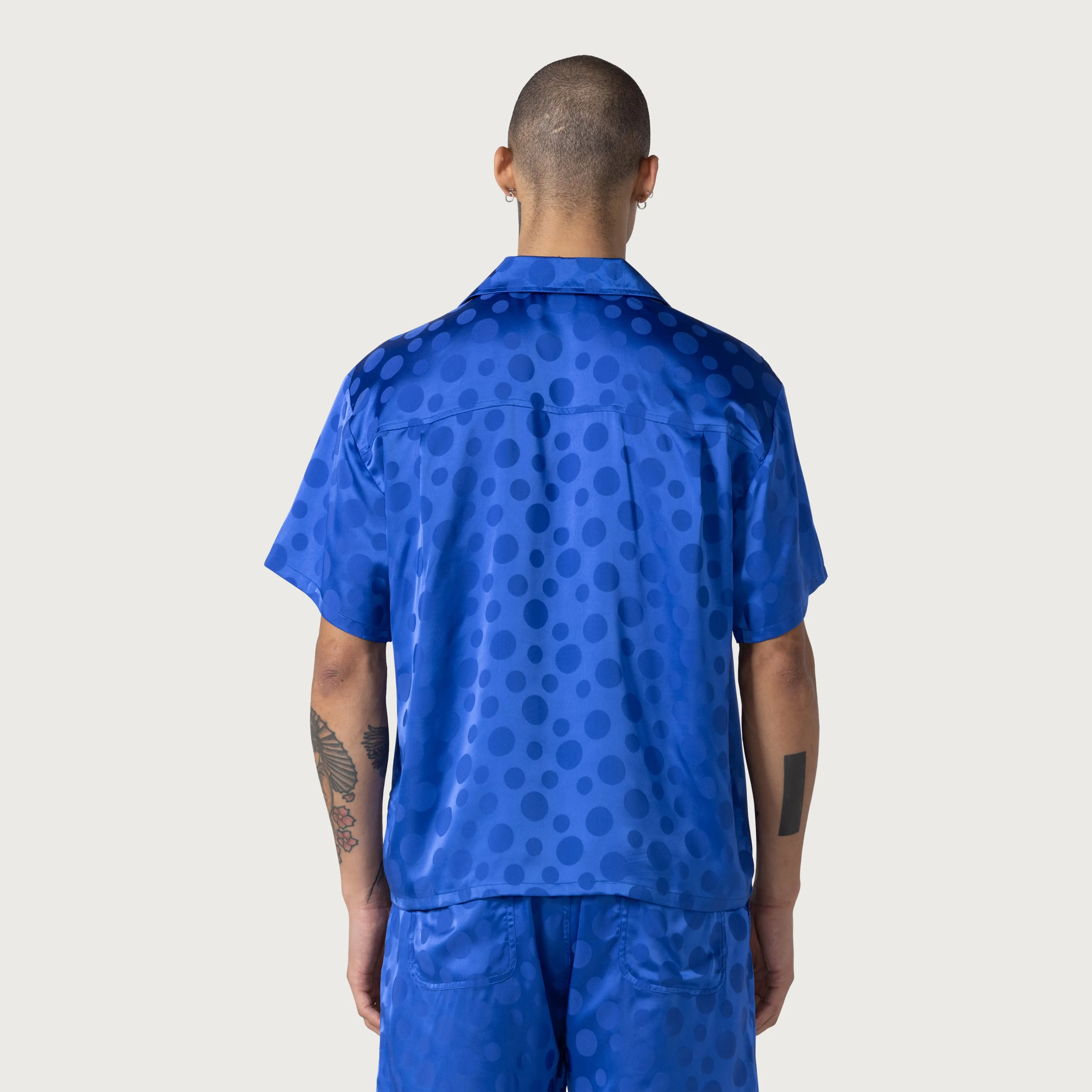 Polka Dot Camp Shirt - Blue sold by Honor the Gift product image thumbnail 4