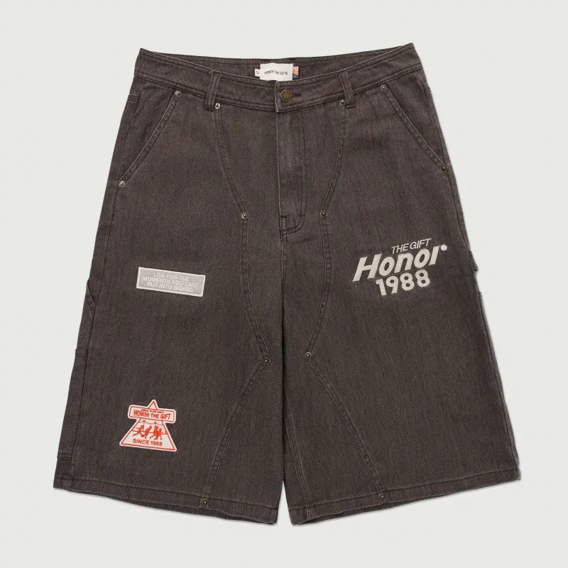 Twill Carpenter Short - Black made by Honor the Gift