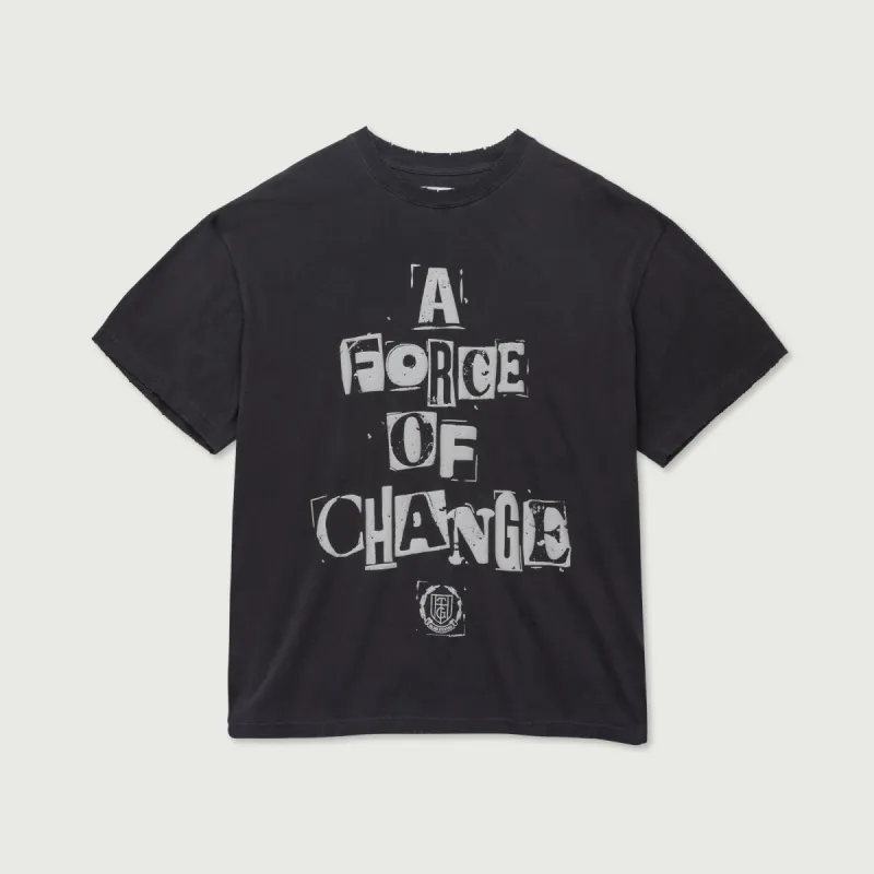 A Force Of Change T-Shirt - Black sold by Honor the Gift