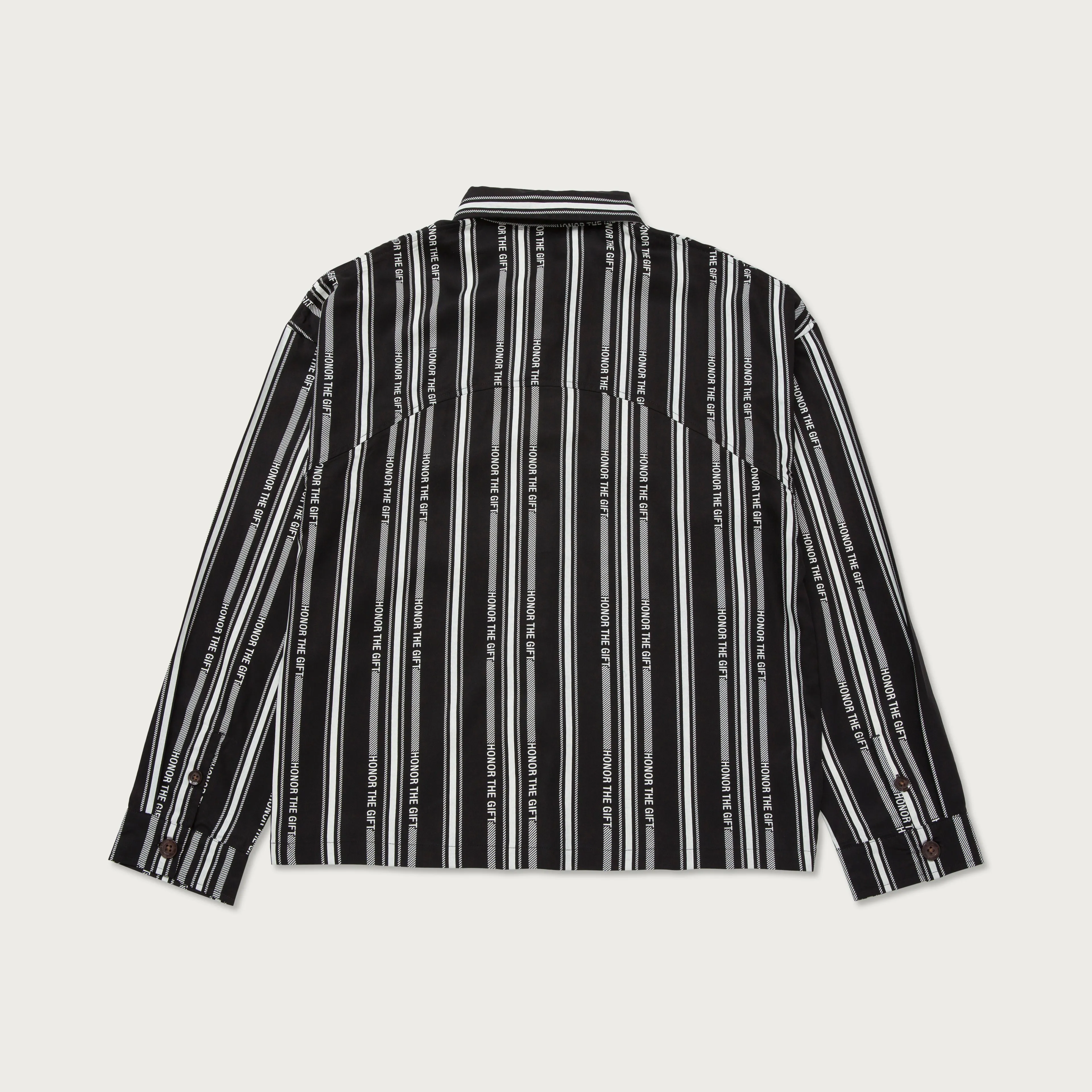 Honor Stripe Button Up - Black sold by Honor the Gift product image thumbnail 2
