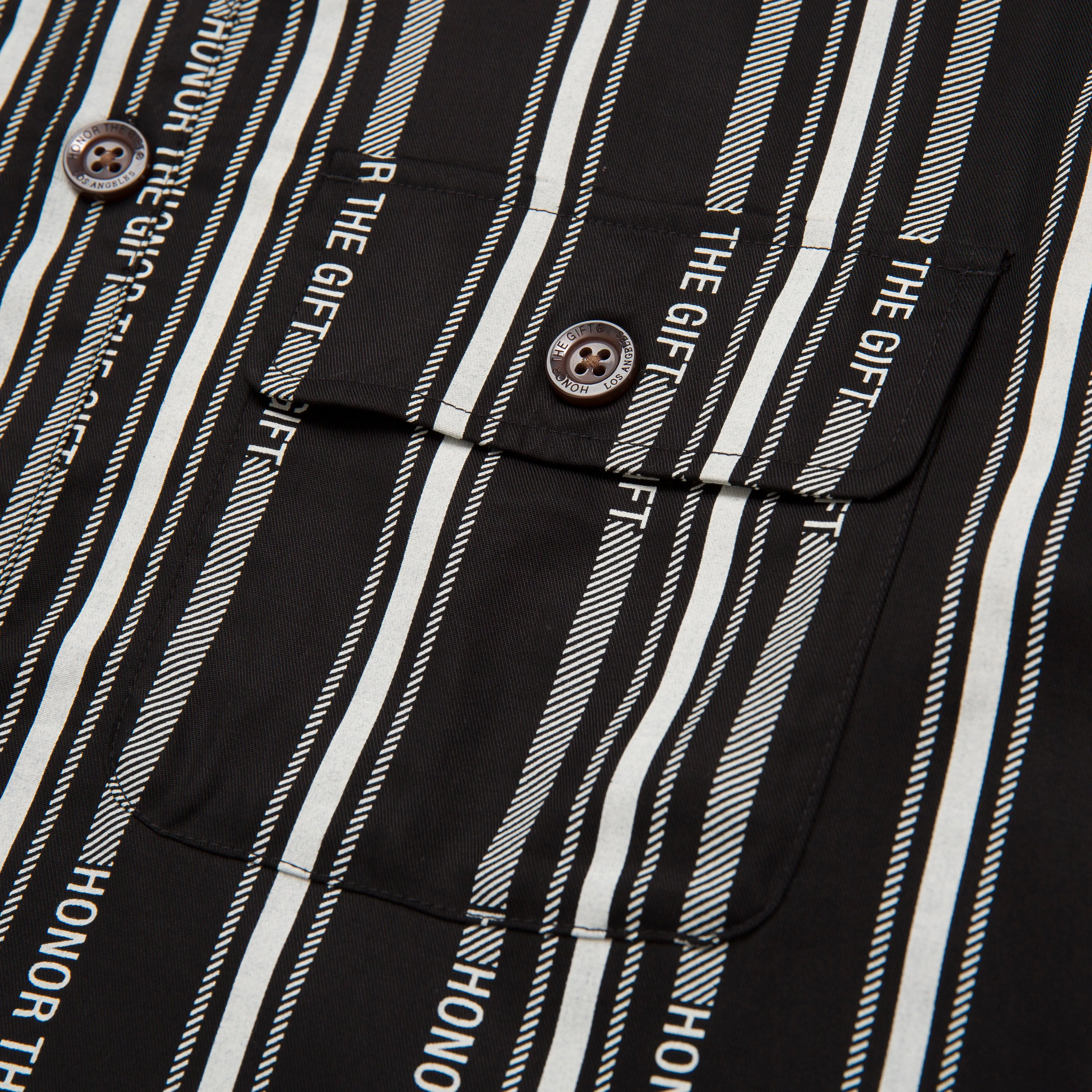 Honor Stripe Button Up - Black sold by Honor the Gift product image thumbnail 4