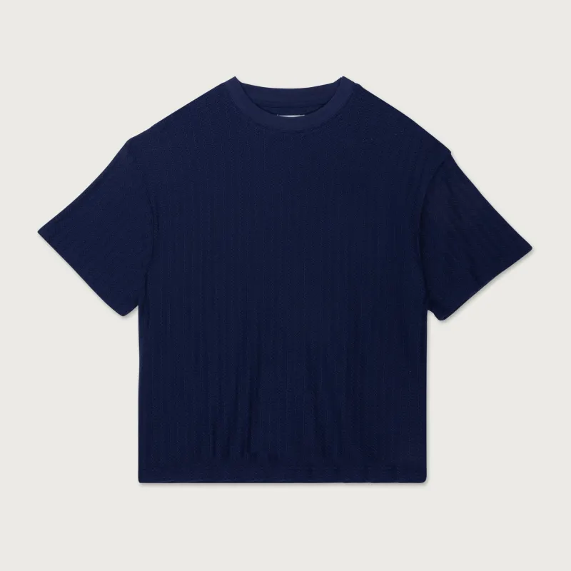 Knit Standard Tee - Navy sold by Honor the Gift