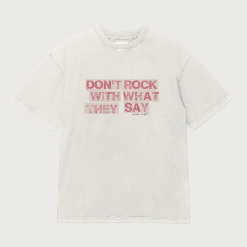 What They Say - White sold by Honor the Gift