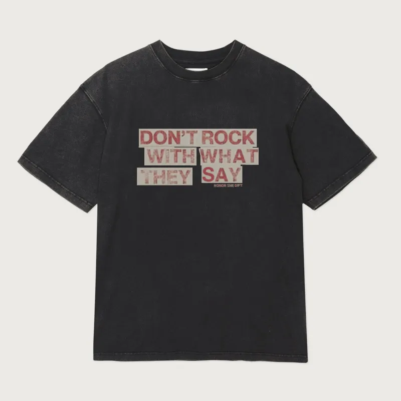 What They Say - Black sold by Honor the Gift