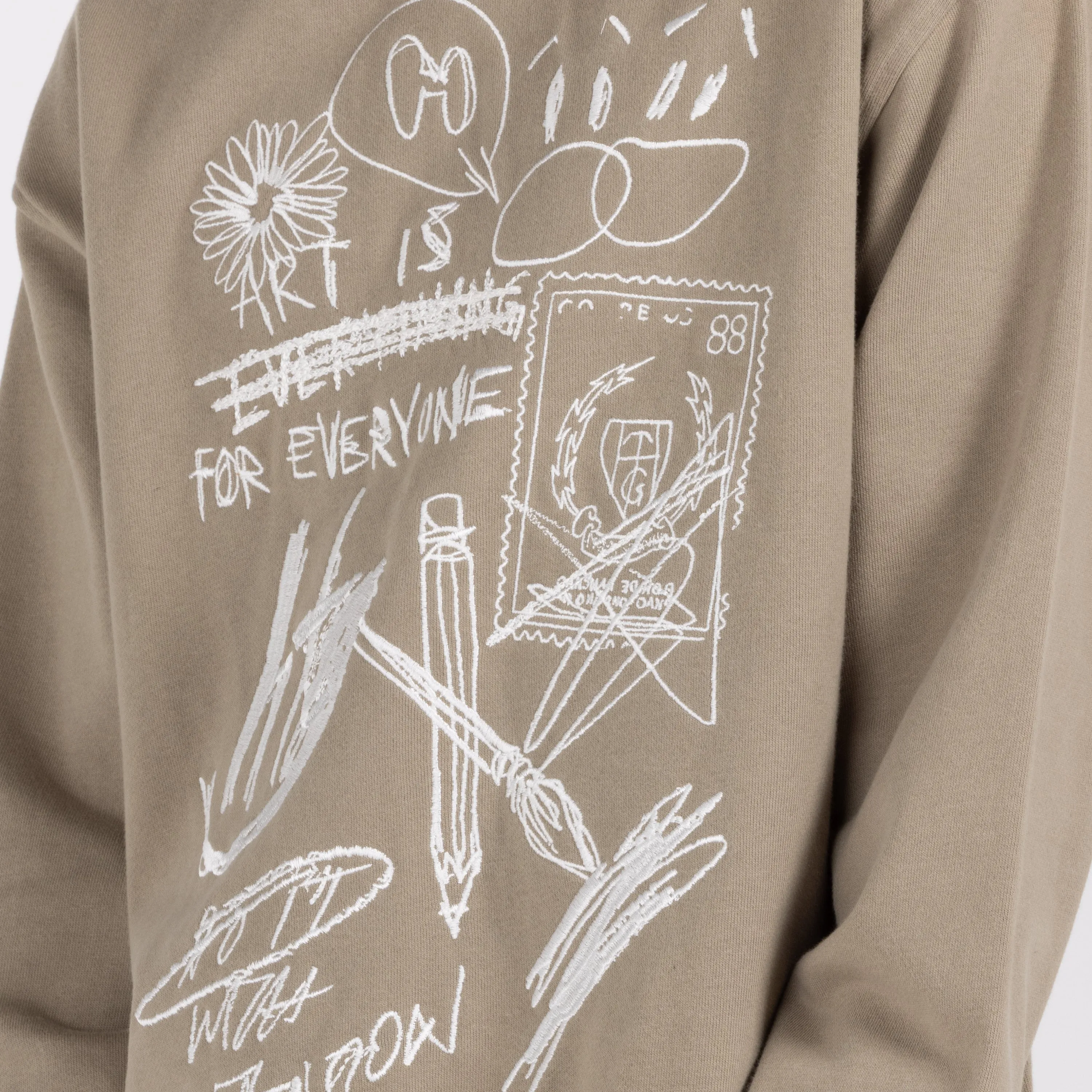 Quick Sketch Crew - Taupe sold by Honor the Gift product image thumbnail 4