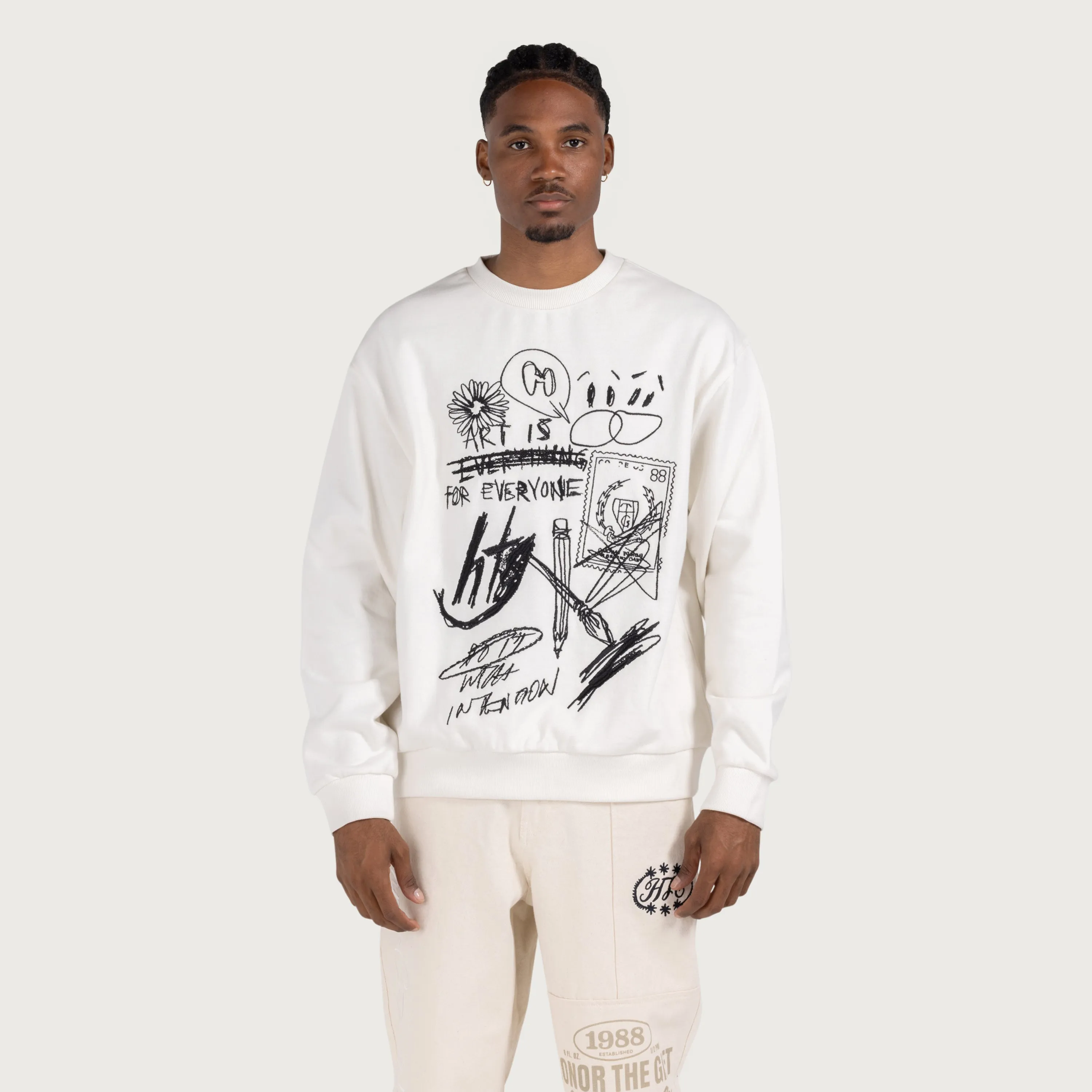 Quick Sketch Crew - Bone sold by Honor the Gift product image thumbnail 2