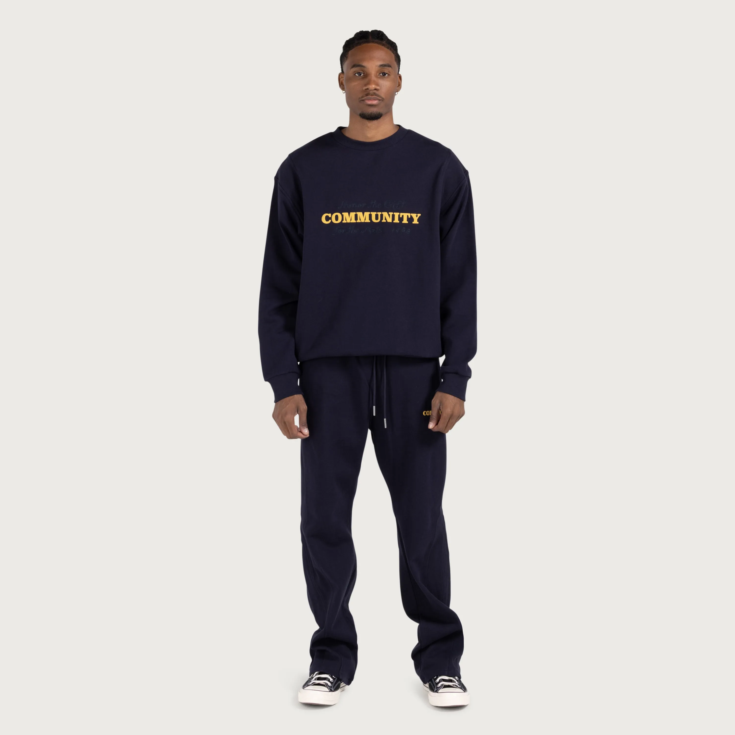 Track Sweats - Navy sold by Honor the Gift product image thumbnail 2