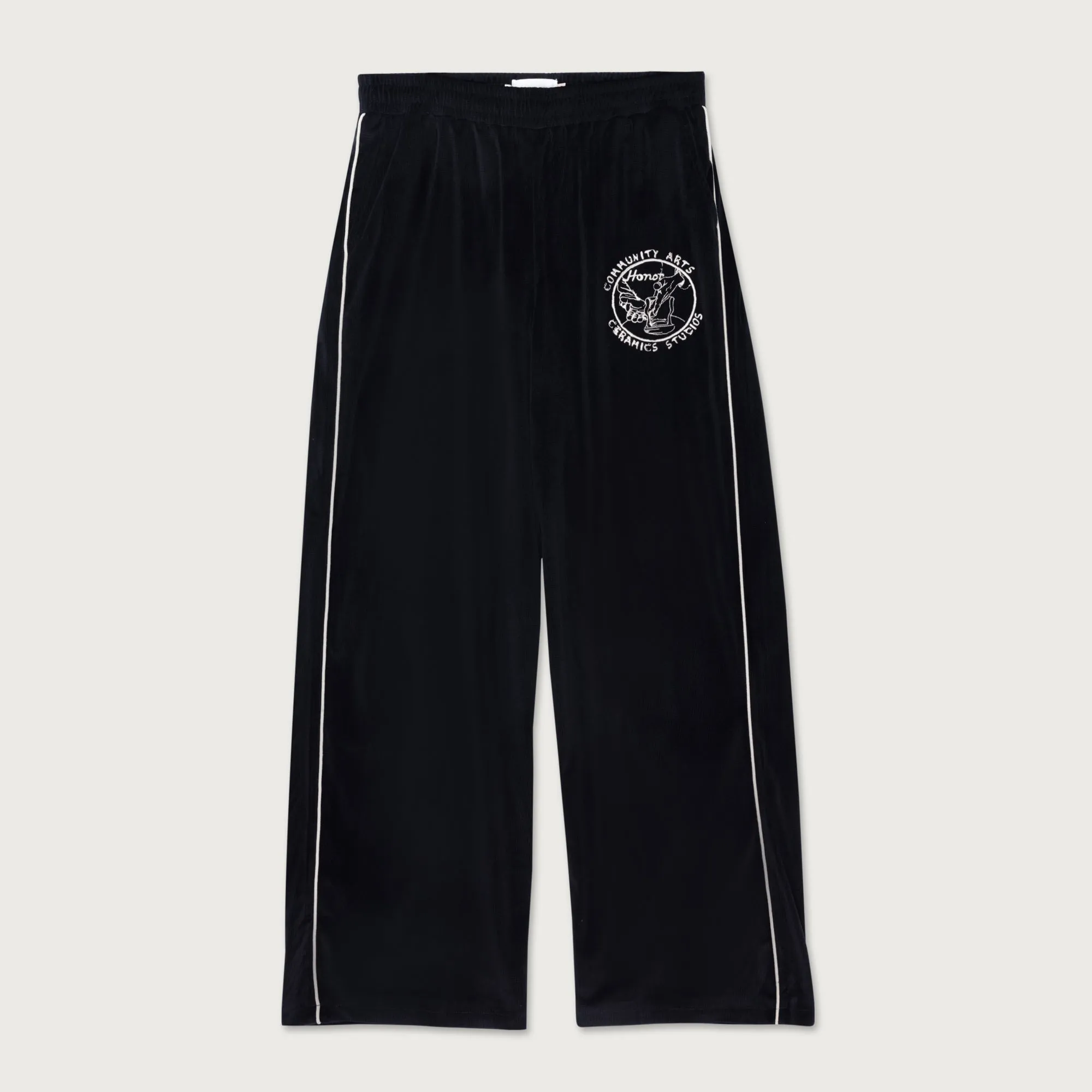 Piping Track Pant - Black sold by Honor the Gift