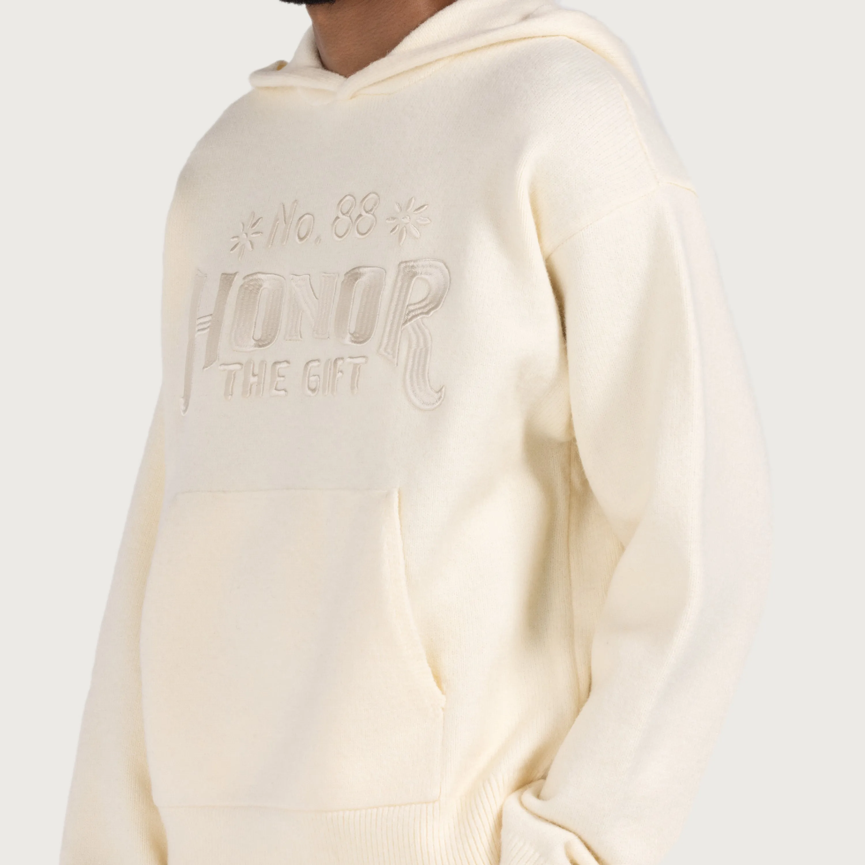 Art Knit Hoodie - Bone sold by Honor the Gift product image thumbnail 4