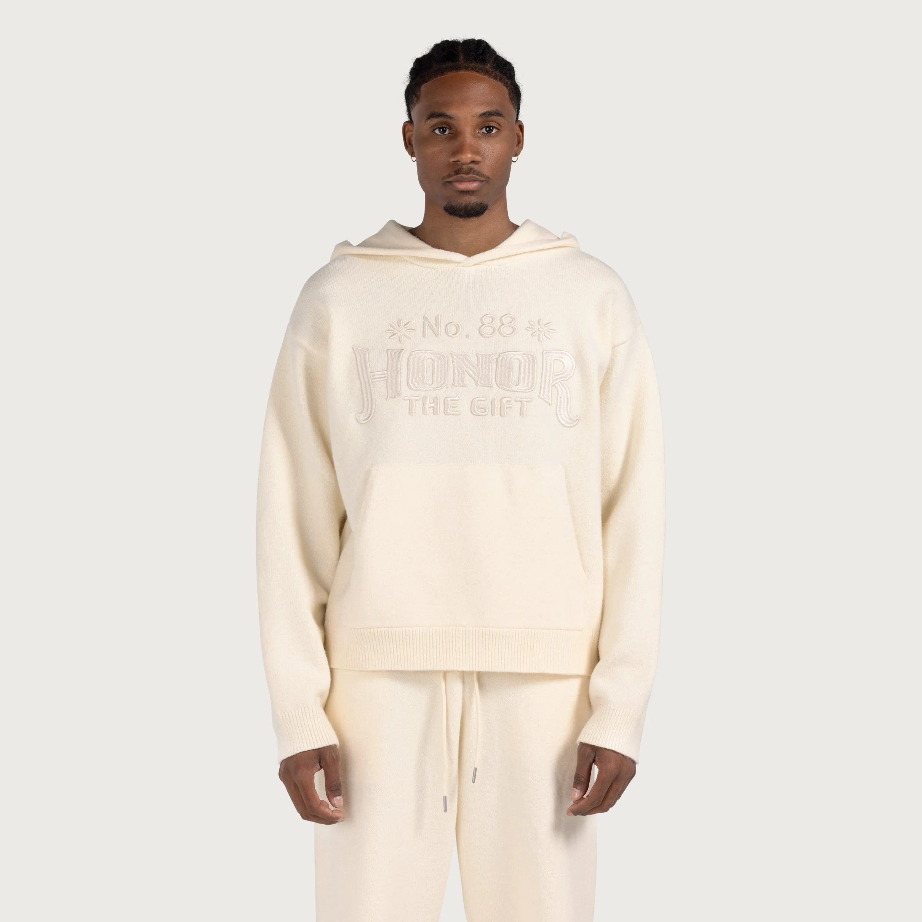 Art Knit Hoodie - Bone sold by Honor the Gift product image thumbnail 2