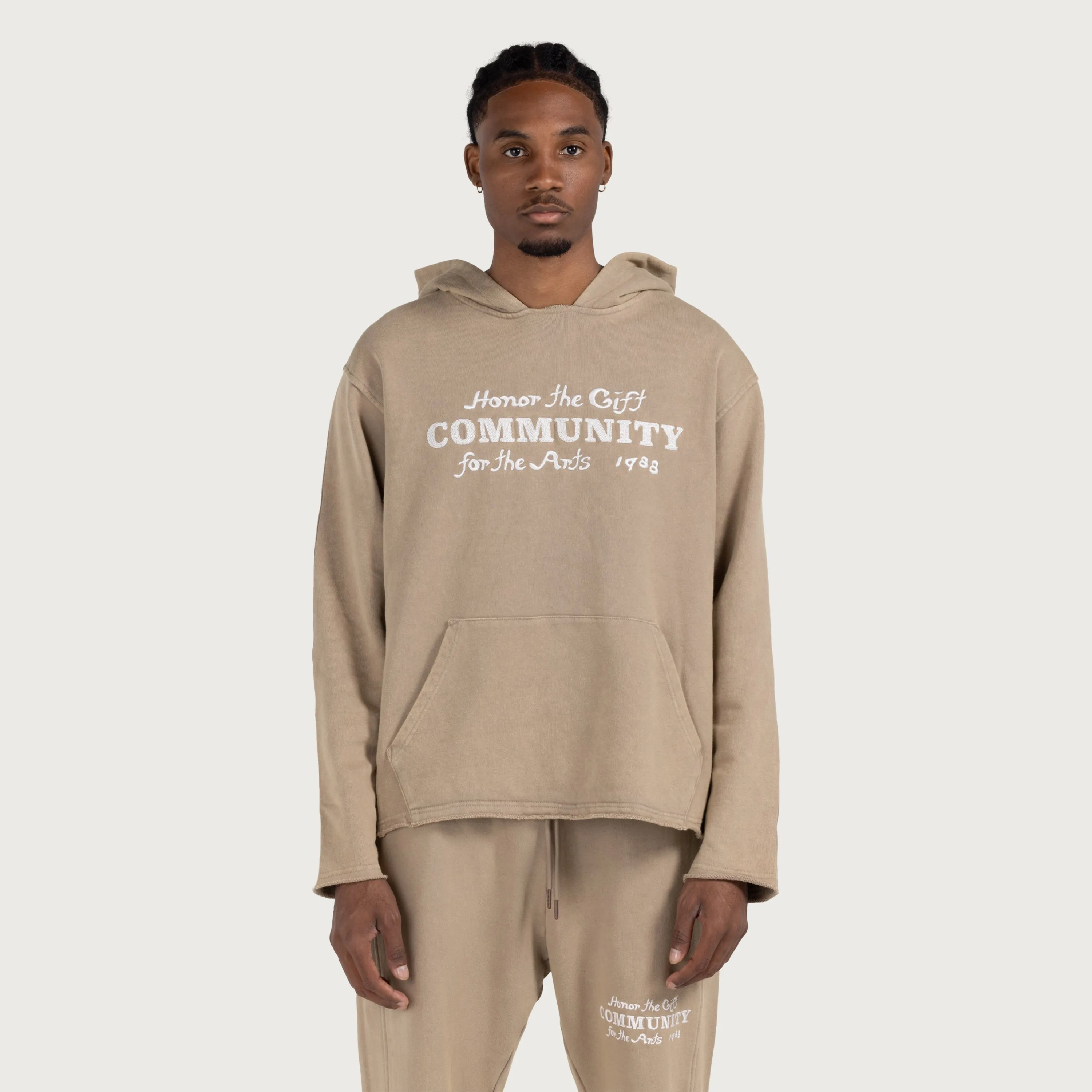 Vintage Hoodie - Pebble sold by Honor the Gift product image thumbnail 2