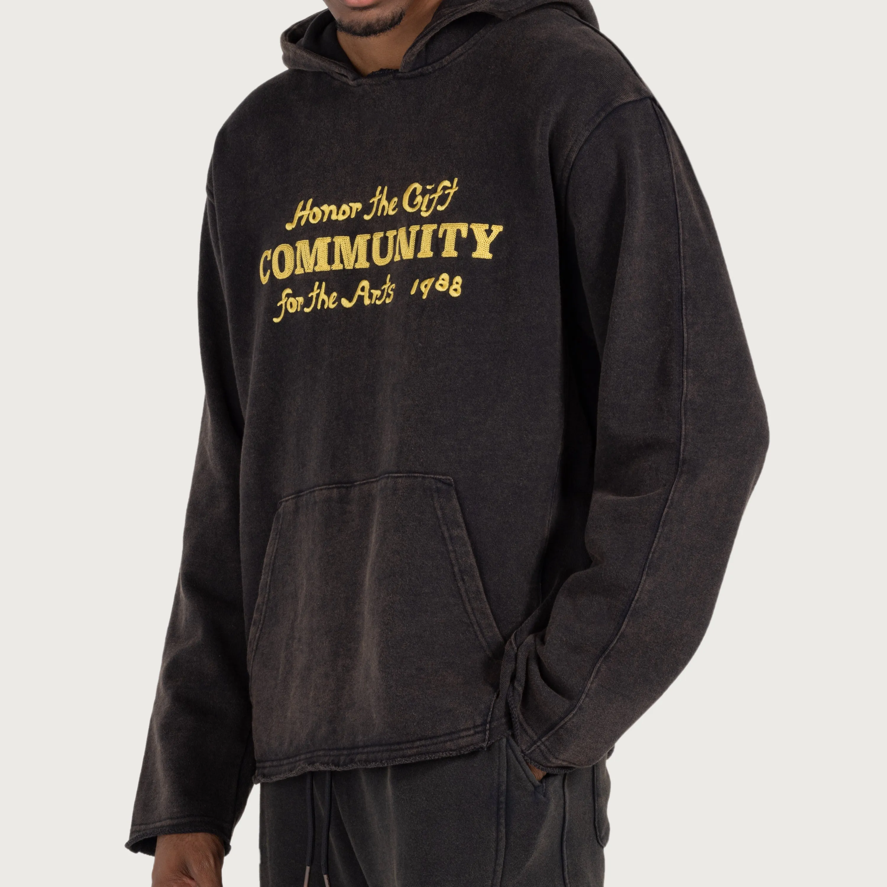Vintage Hoodie - Black sold by Honor the Gift product image thumbnail 4