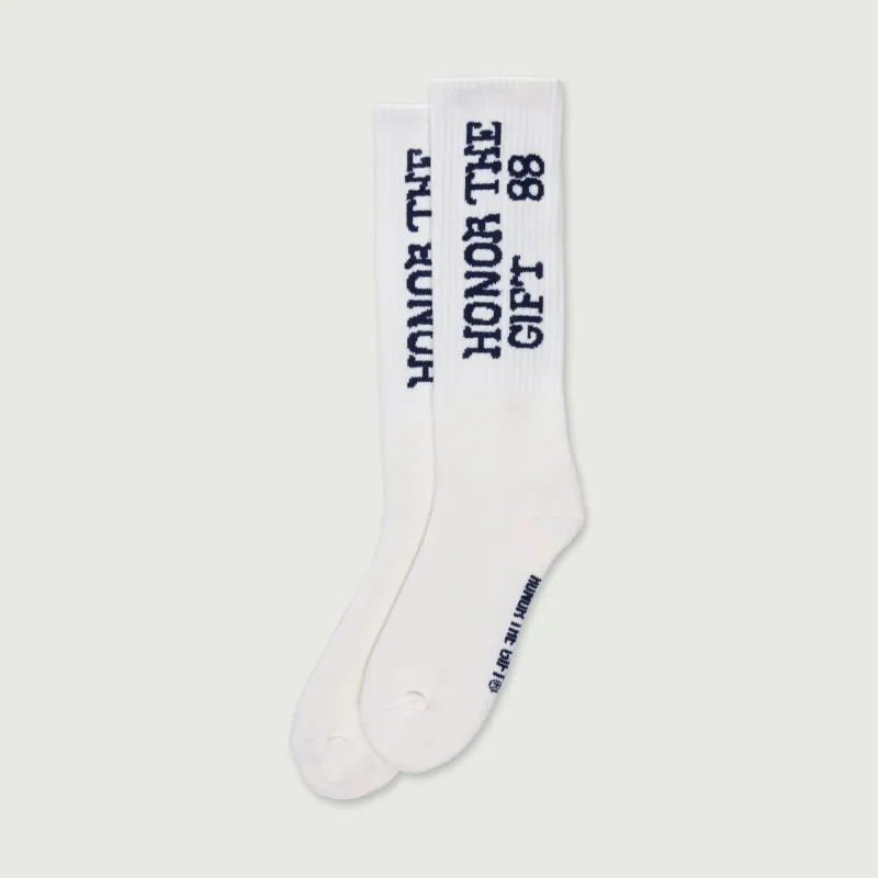 For Sale Ribbed Sock - Bone sold by Honor the Gift