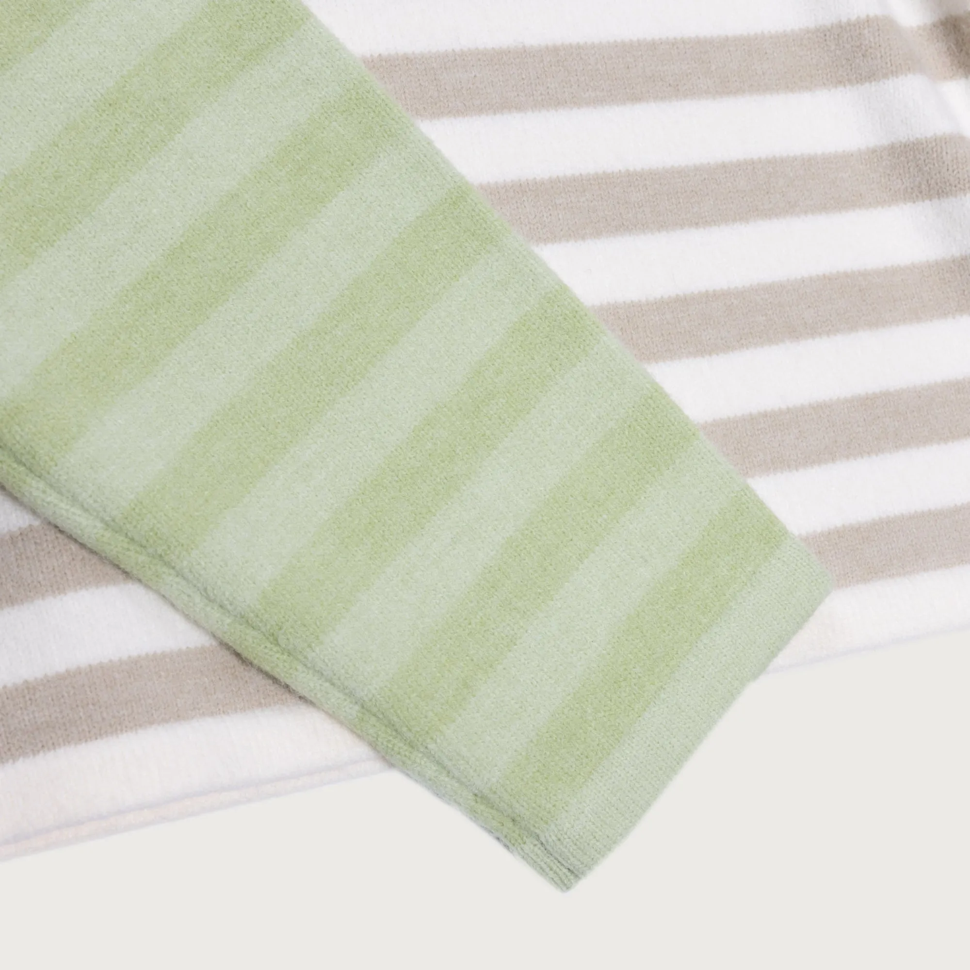 Multi Stripe Crew - Bone sold by Honor the Gift product image thumbnail 3