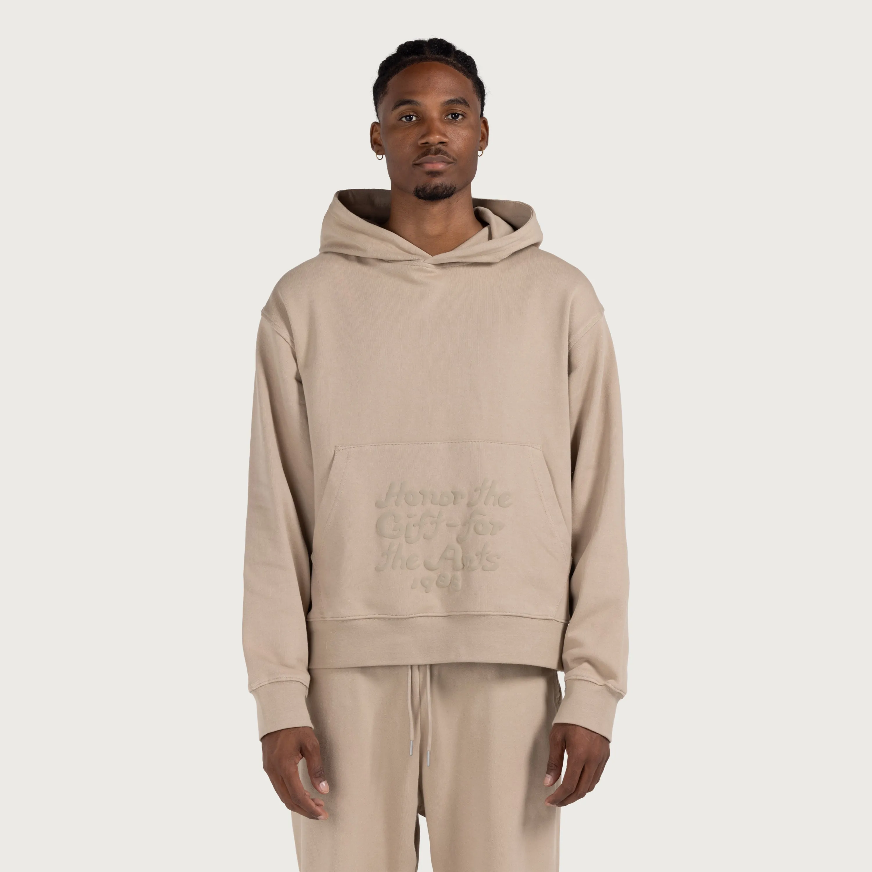 Reverse Hoodie - Pebble sold by Honor the Gift product image thumbnail 2