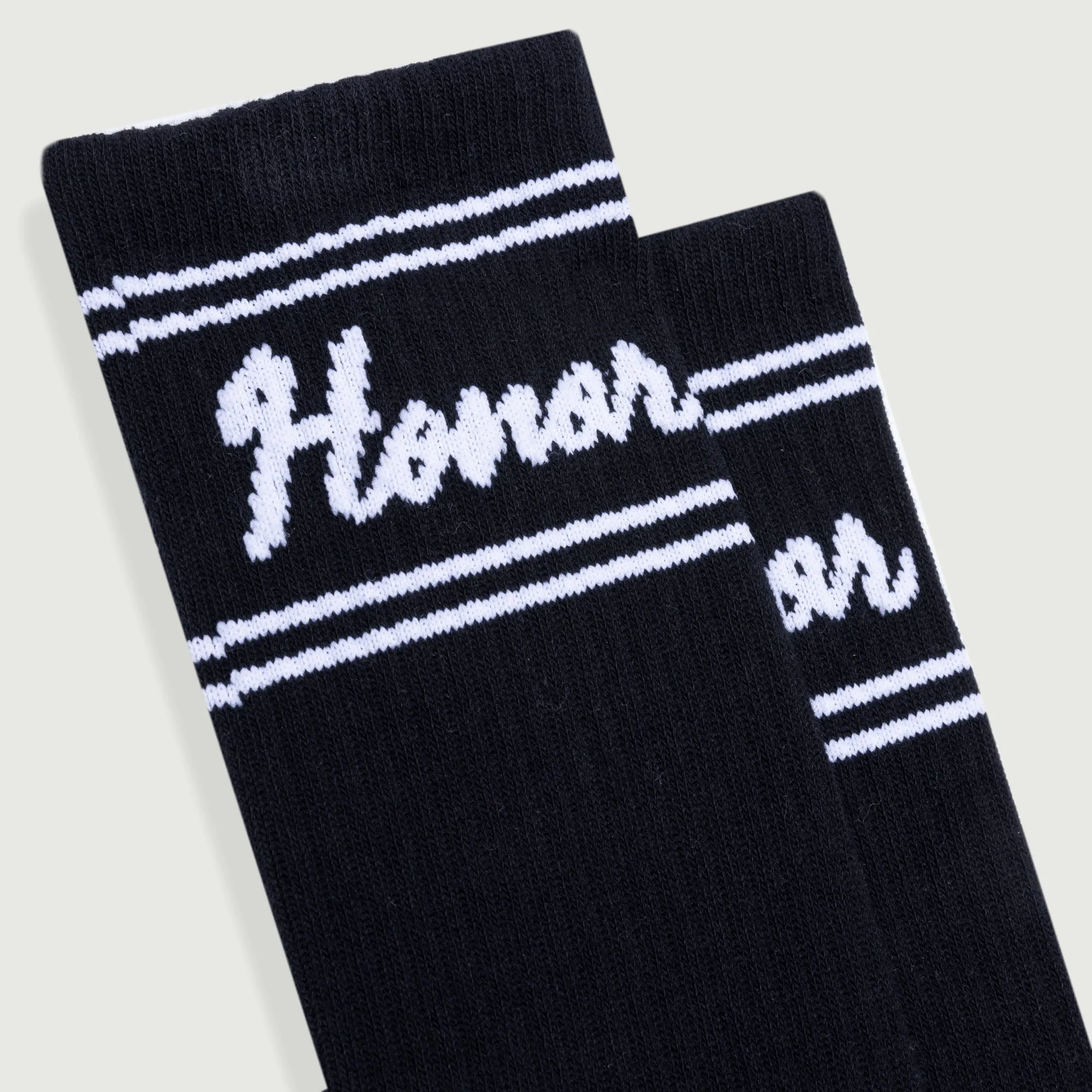 Drive In Striped Ribbed Sock - Black sold by Honor the Gift product image thumbnail 2