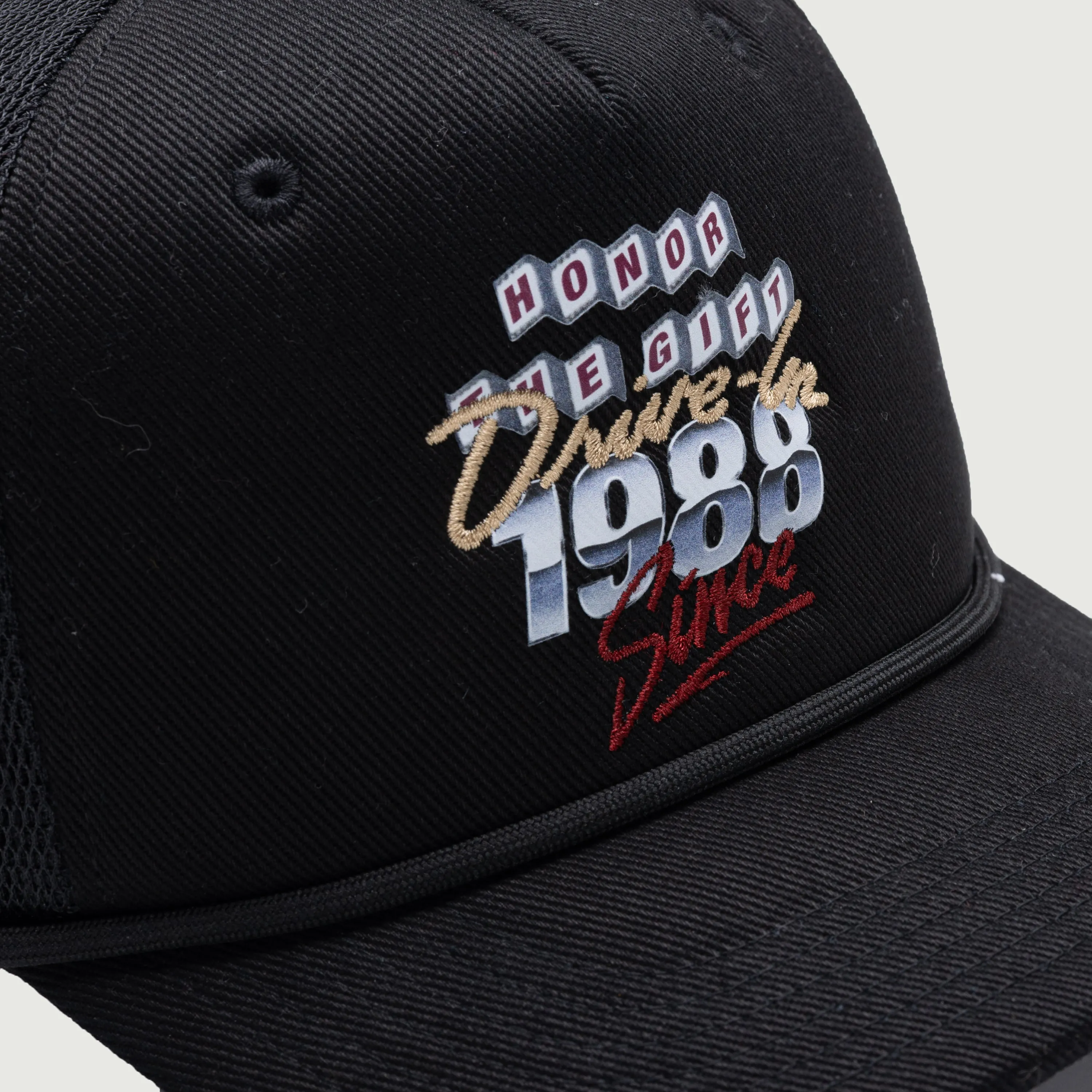Drive In Trucker Cap - Black sold by Honor the Gift product image thumbnail 3