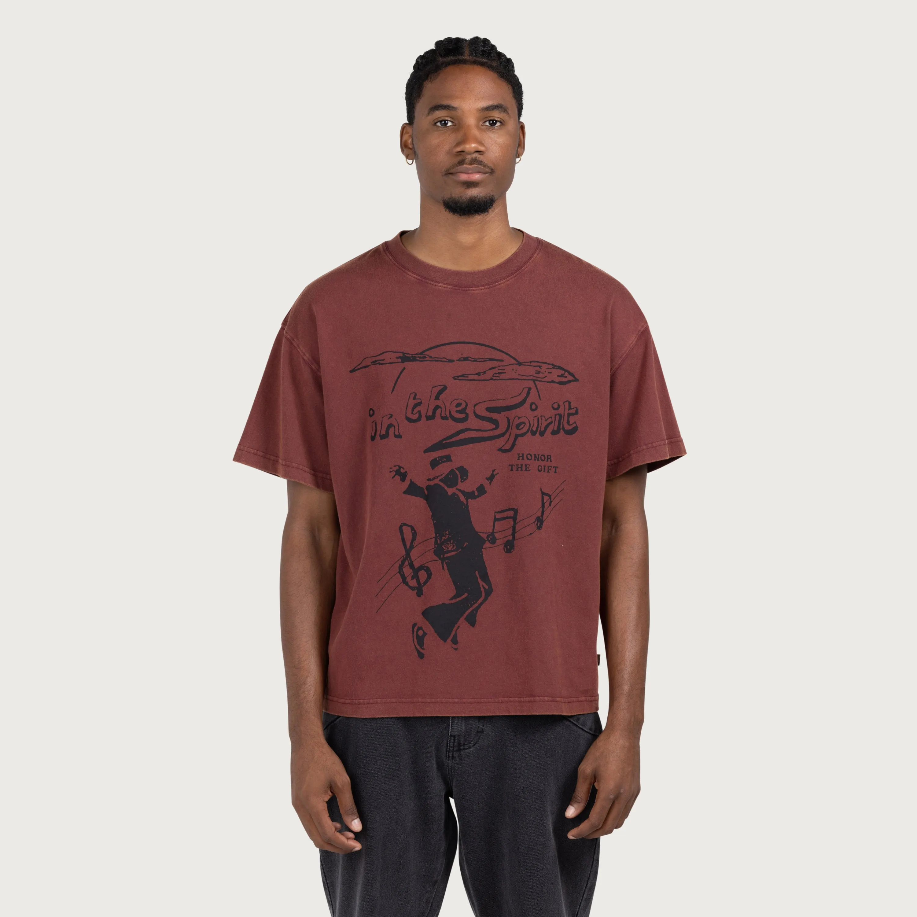 In The Spirit Tee - Burgundy sold by Honor the Gift product image thumbnail 3