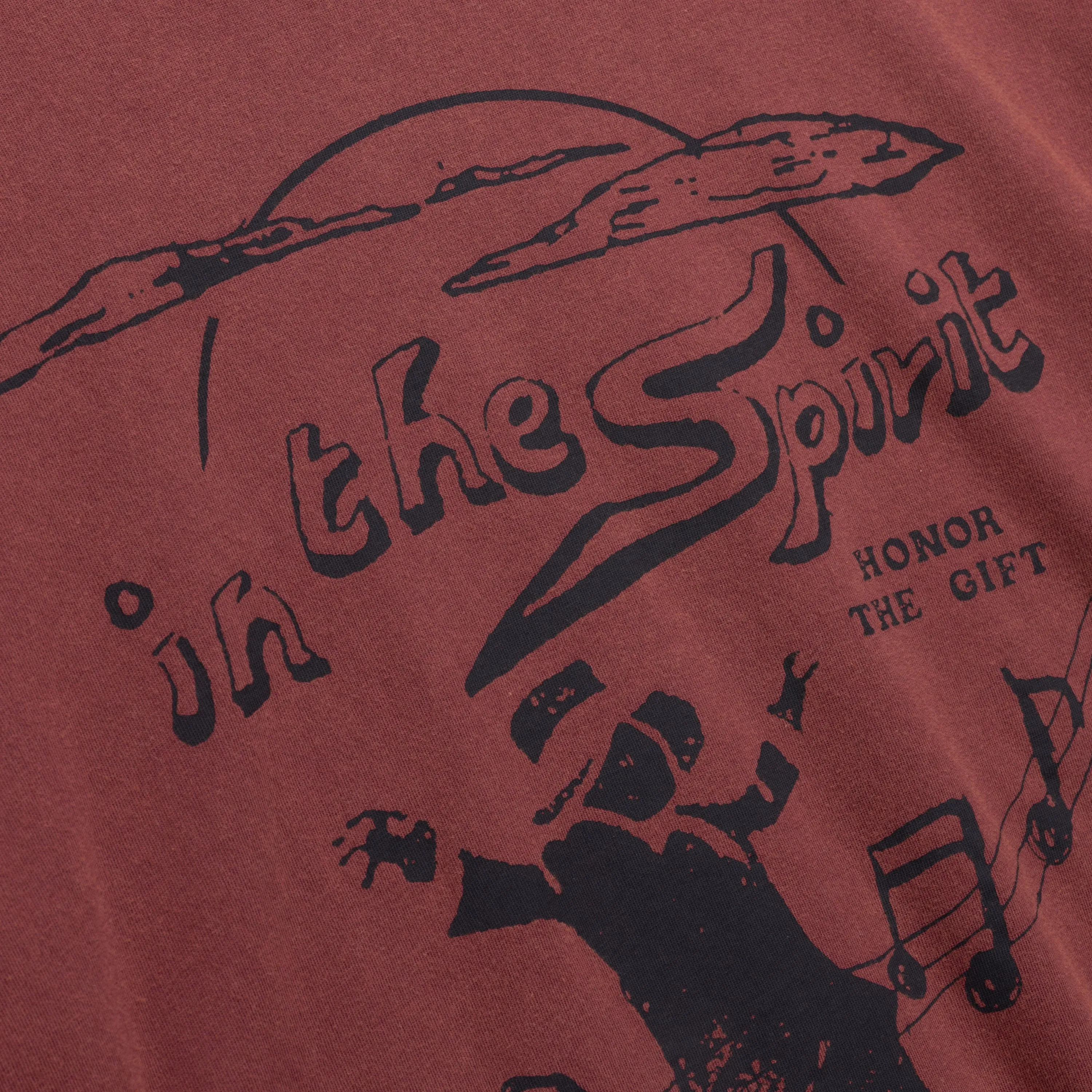 In The Spirit Tee - Burgundy sold by Honor the Gift product image thumbnail 4