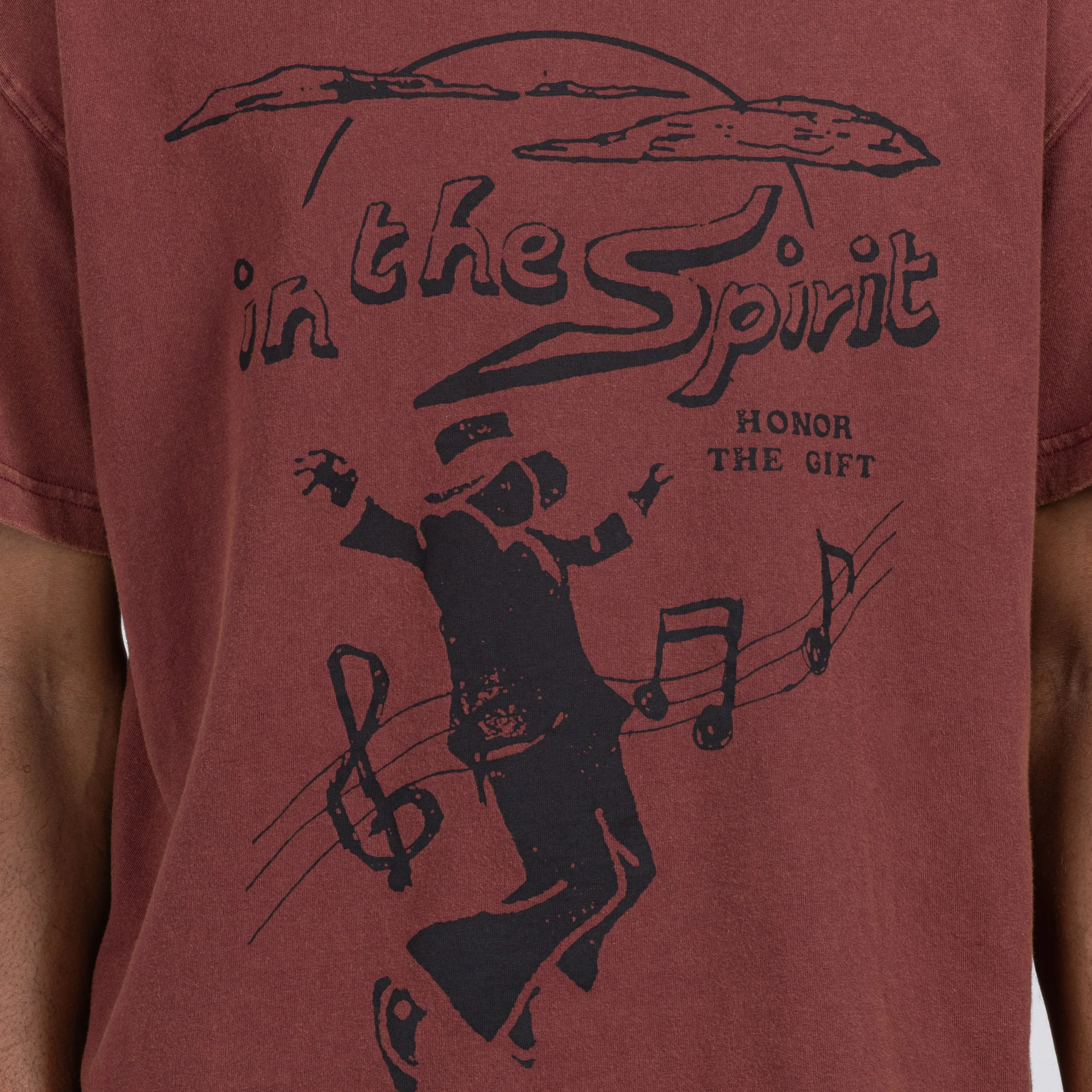 In The Spirit Tee - Burgundy sold by Honor the Gift product image thumbnail 2