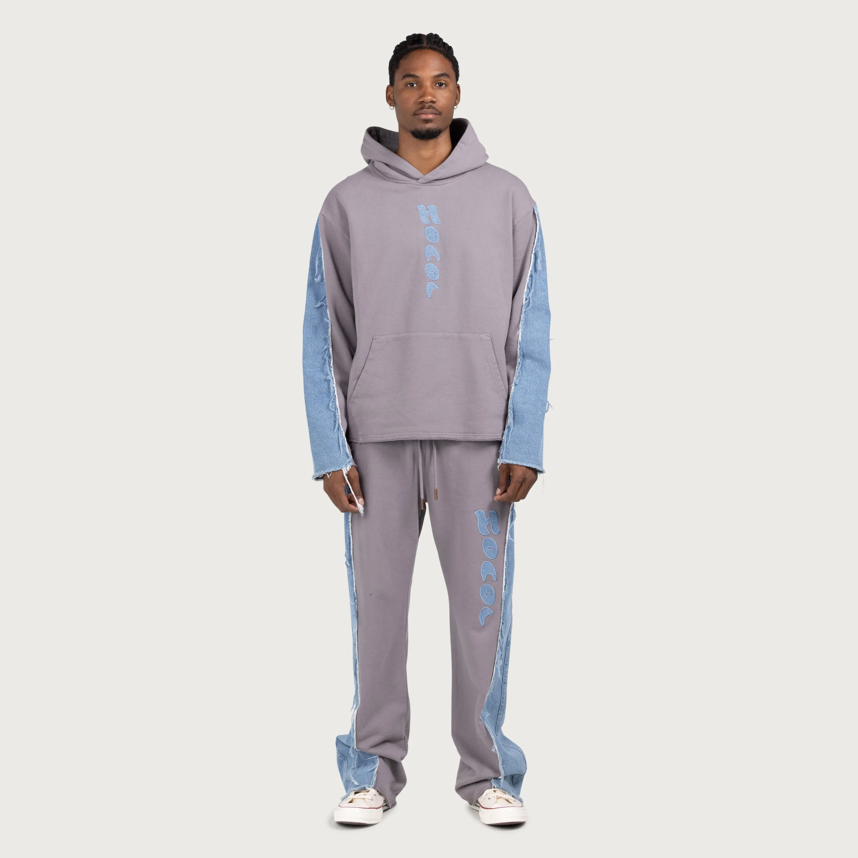 Denim Sweatpant - Grey sold by Honor the Gift product image thumbnail 2